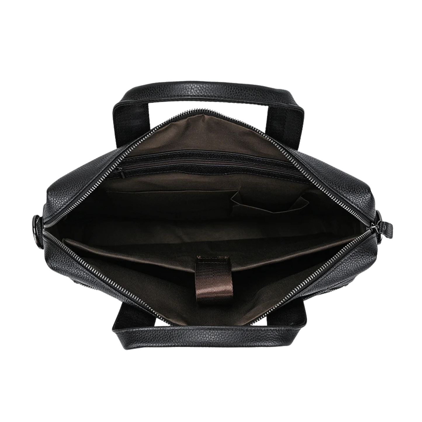 Porte Document en Cuir Noir