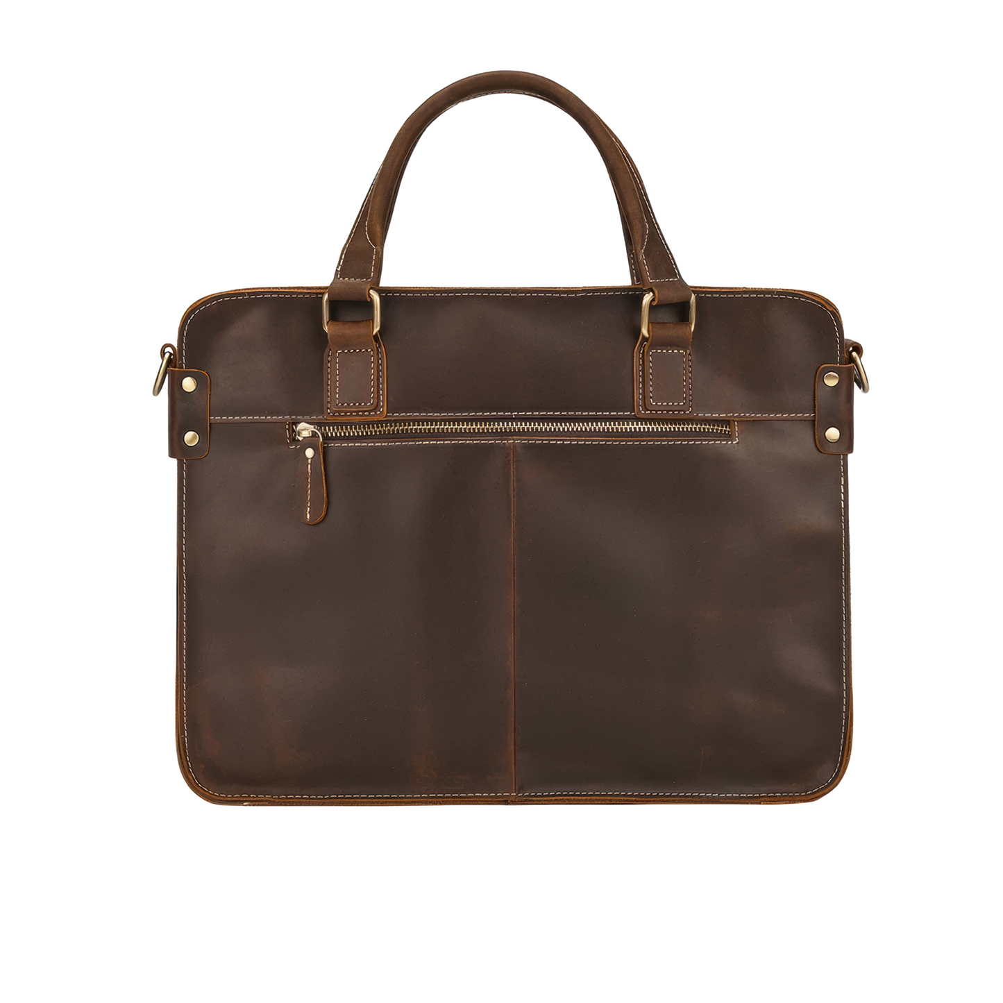 Porte documents cuir vintage