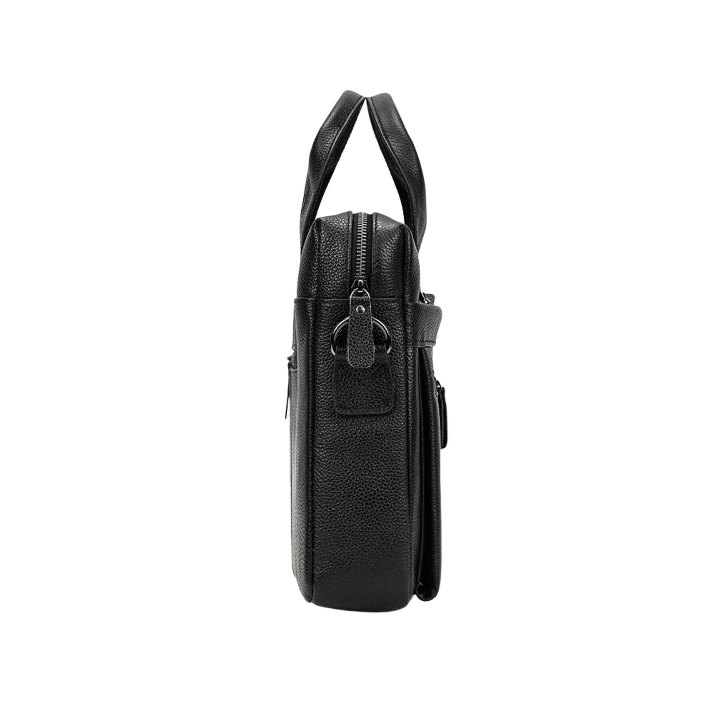 Porte Document en Cuir Noir