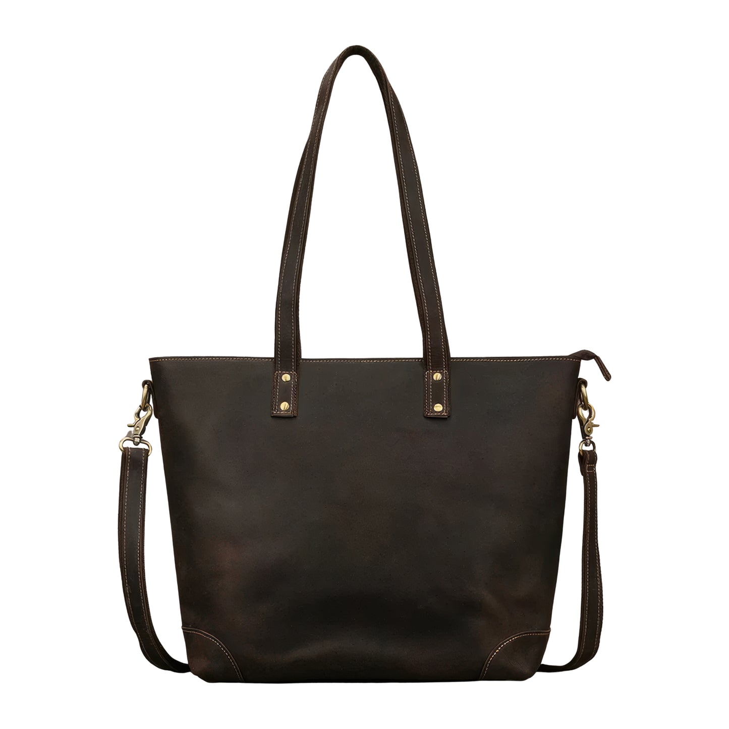 Sac cabas cuir bandoulière