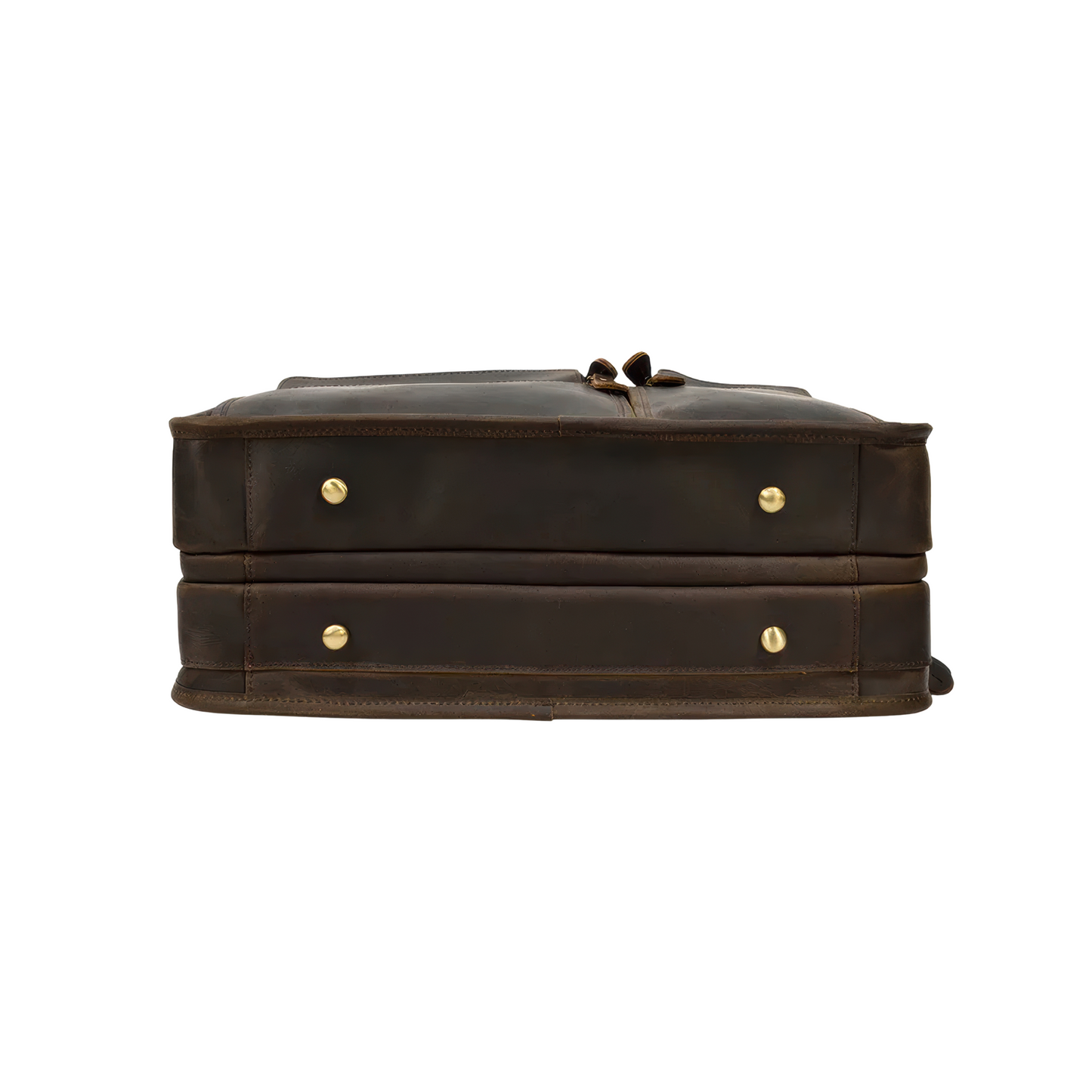 Serviette marron homme cuir