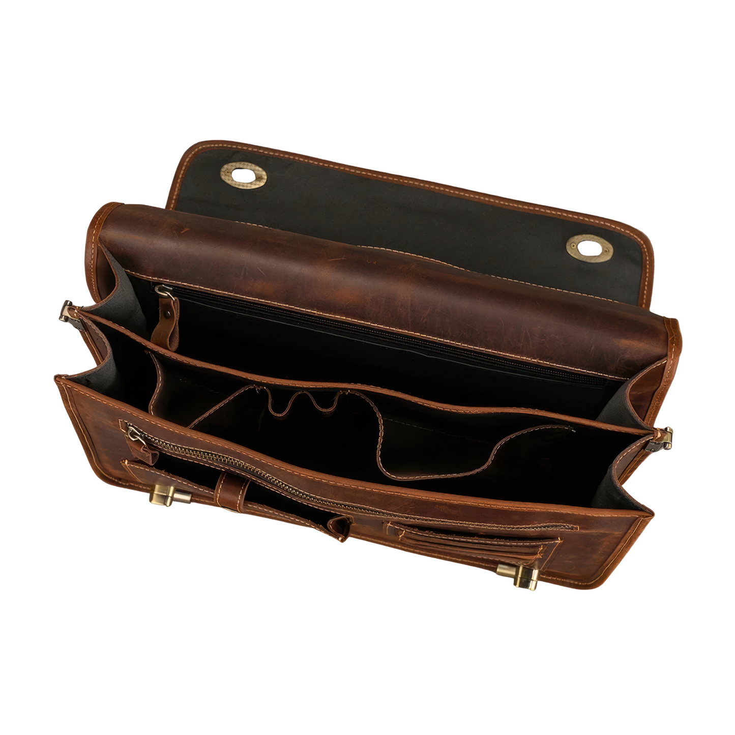 2 soufflets cuir serviettes