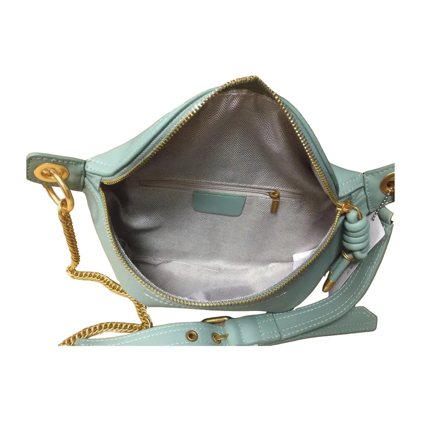 Banane en cuir verte