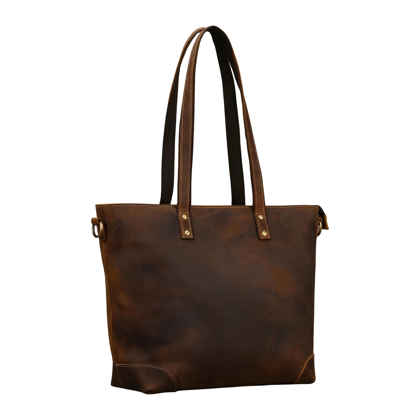 Cabas bandoulière femme cuir