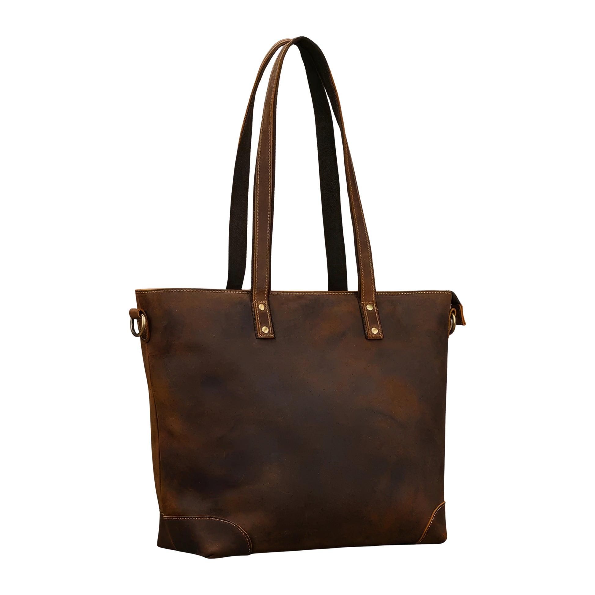 Cabas bandoulière femme cuir