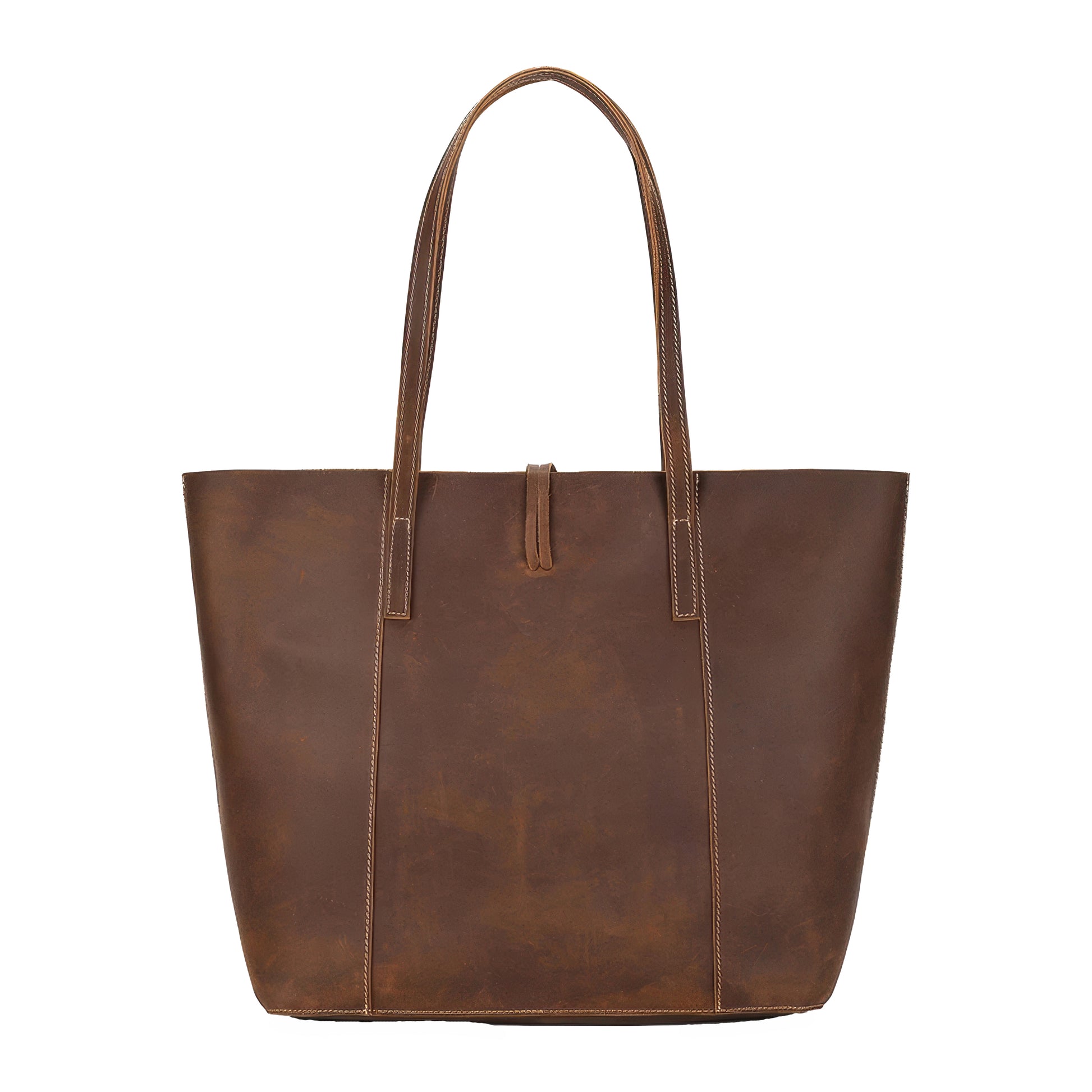 Cabas naturel en cuir