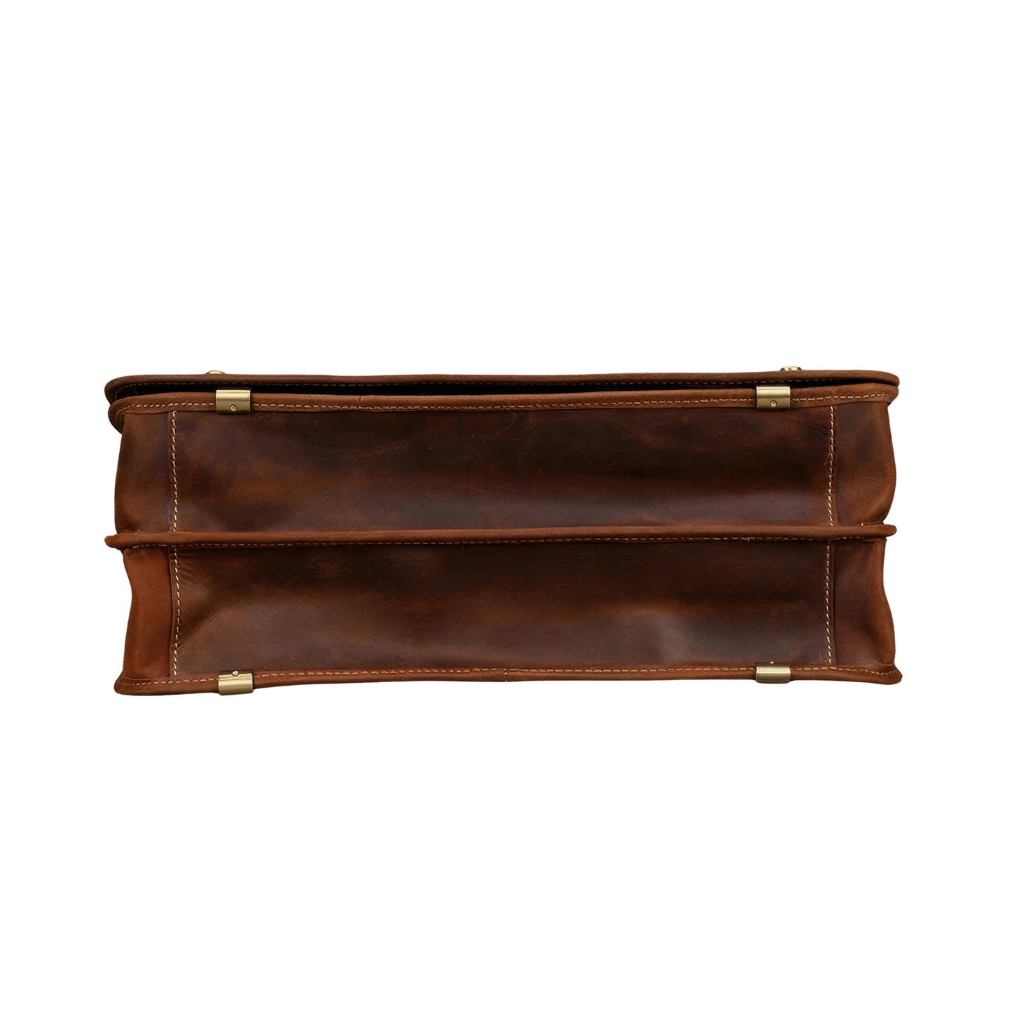 Cuir 2 soufflets serviettes
