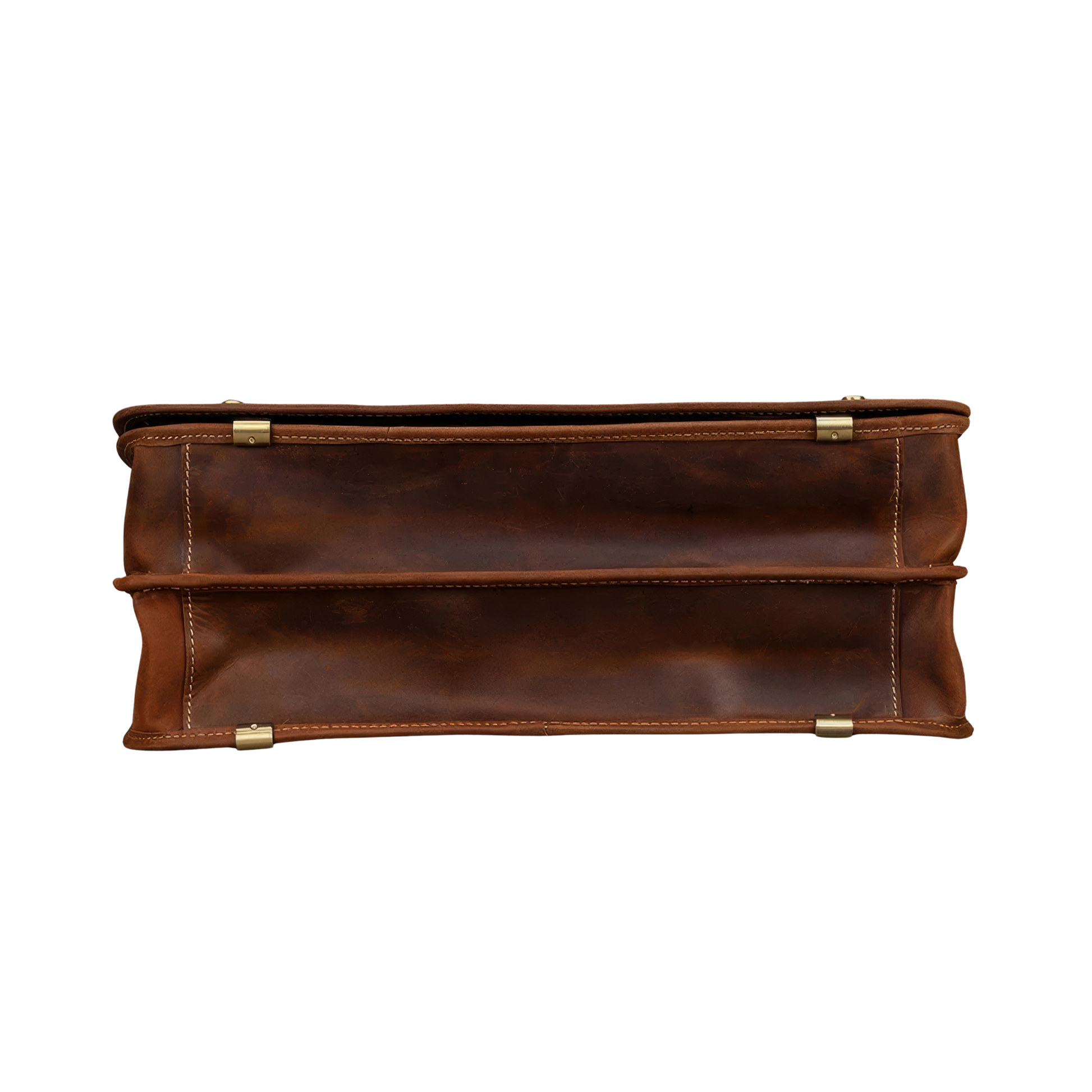 Cuir 2 soufflets serviettes