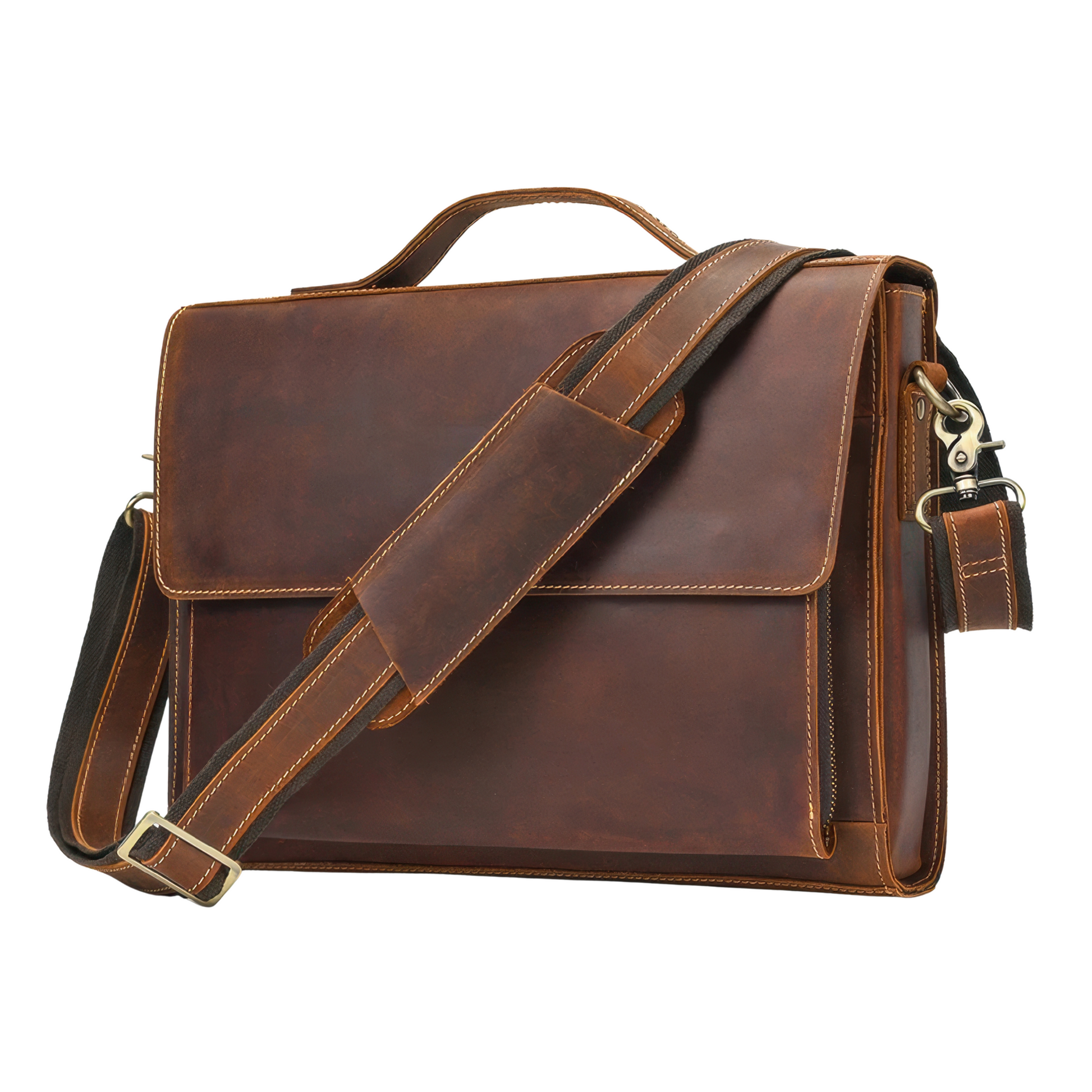 Cuir lisse porte document