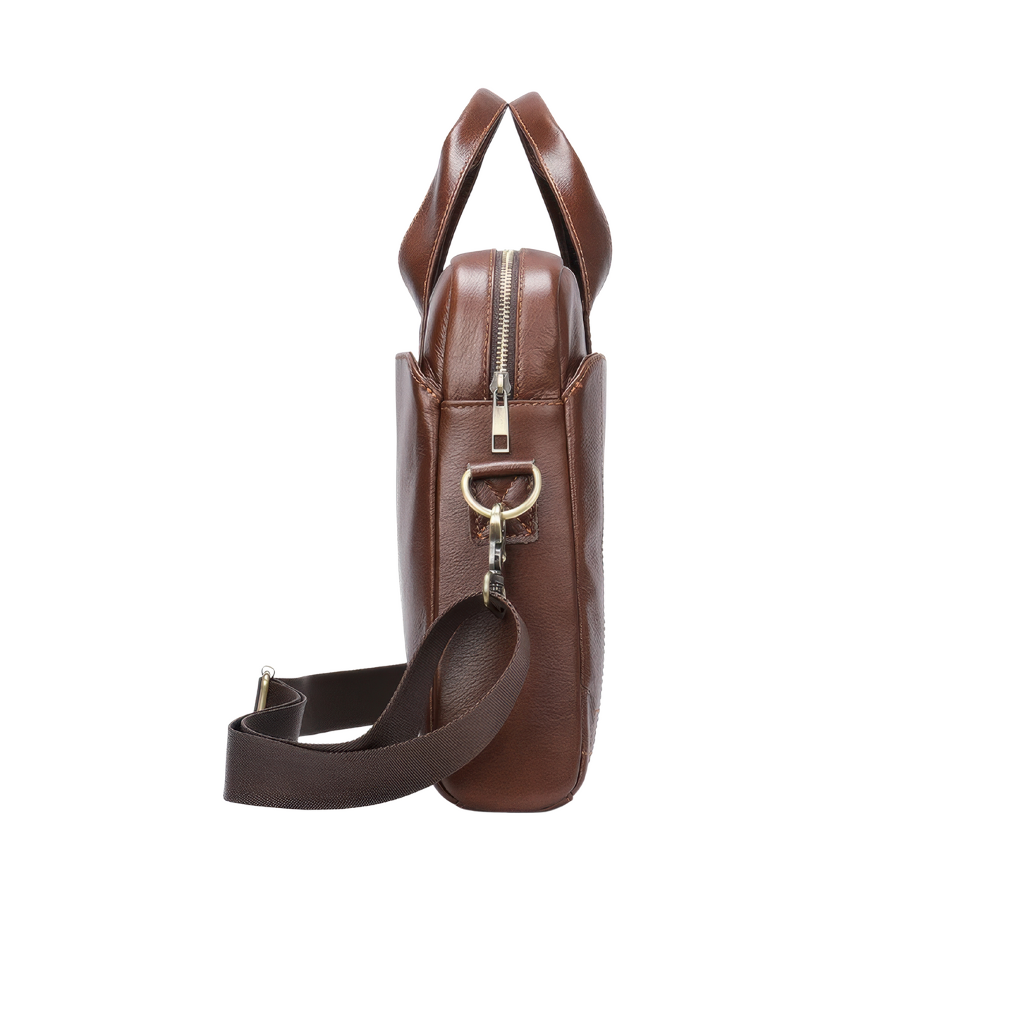 Porte Document Cuir Marron Homme