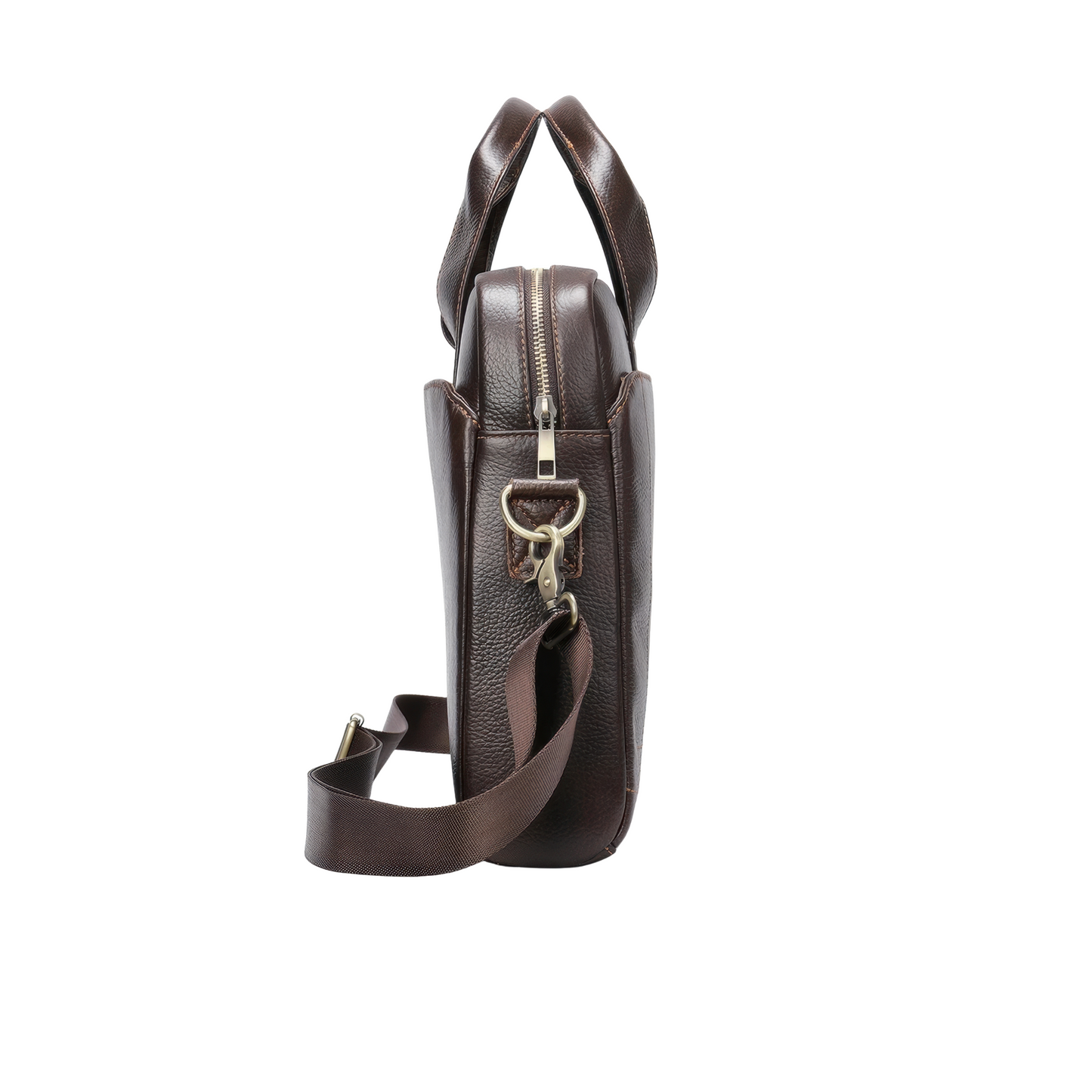 Porte Document Cuir Marron Homme