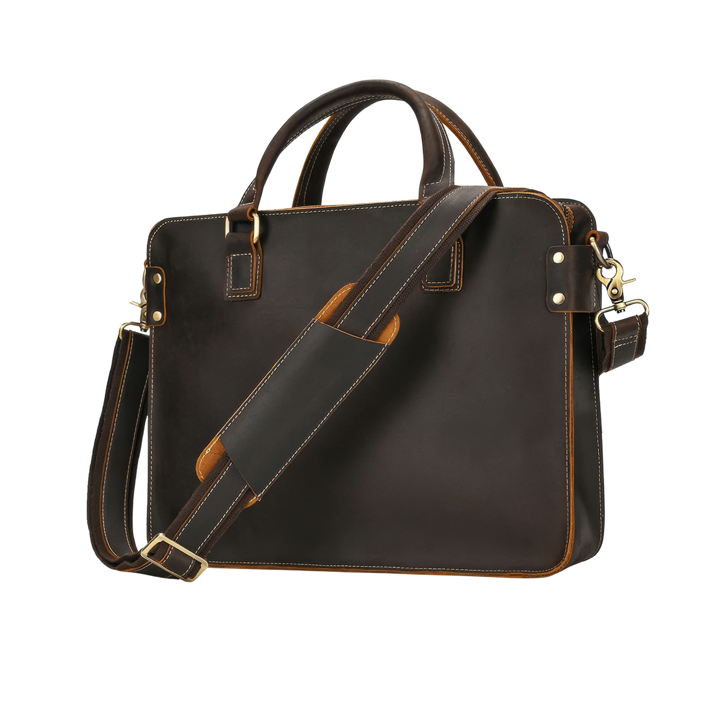 Cuir vintage porte documents