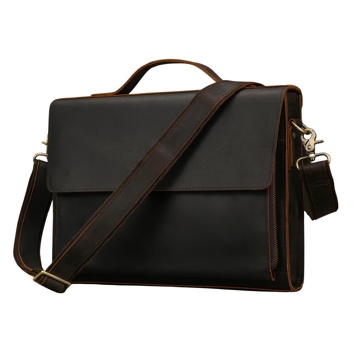 Cuir lisse porte document