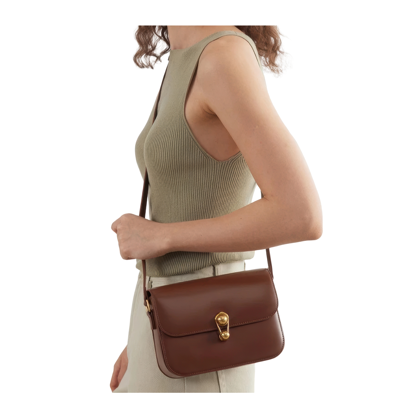 Petit sac en bandoulière cuir femme 