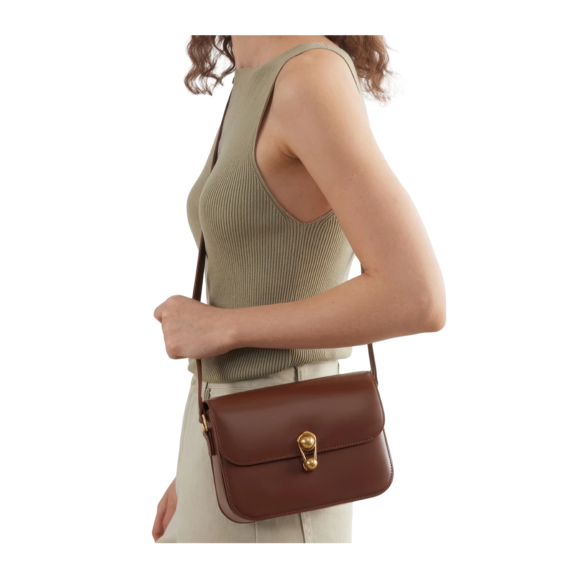 Petit sac en bandoulière cuir femme 