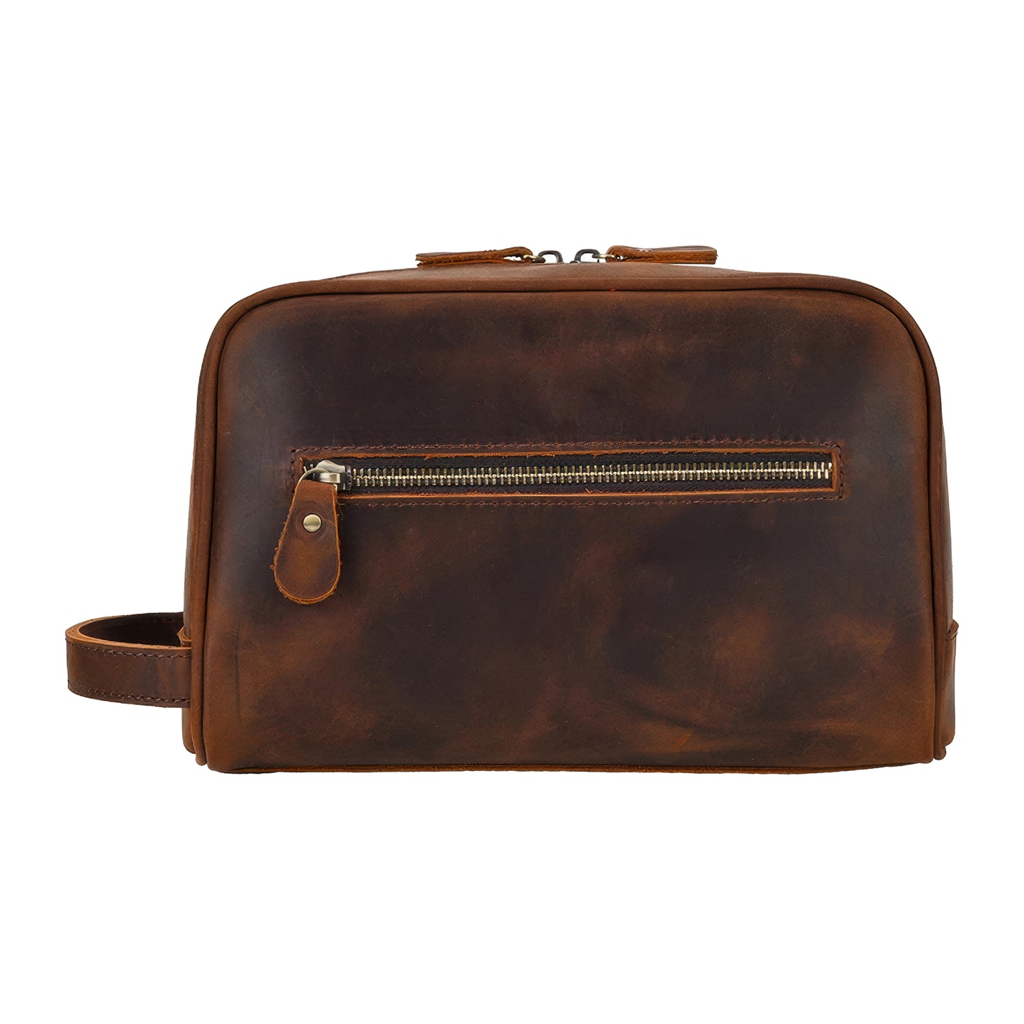 Petite trousse toilette cuir de voyage