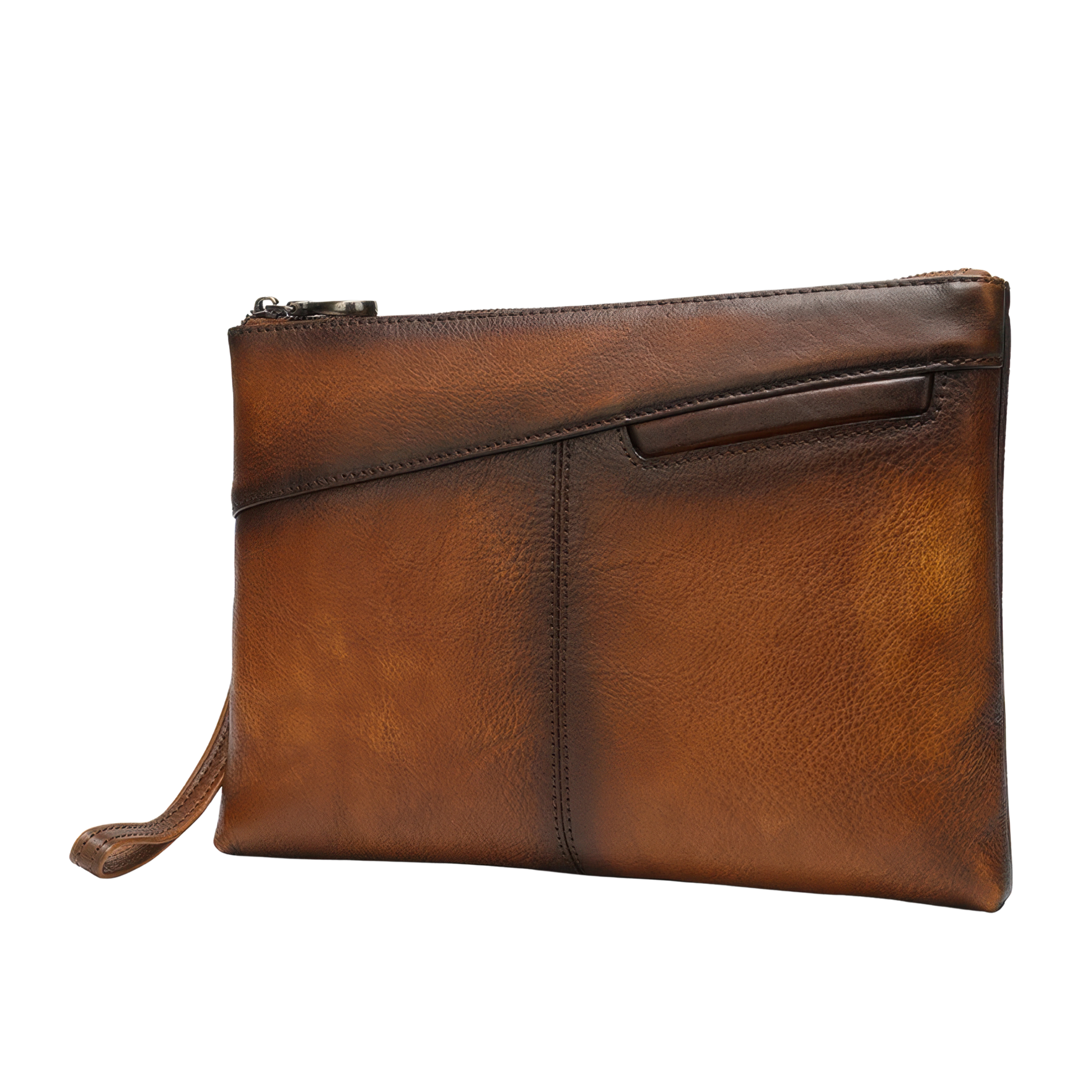 Pochette a main homme cuir