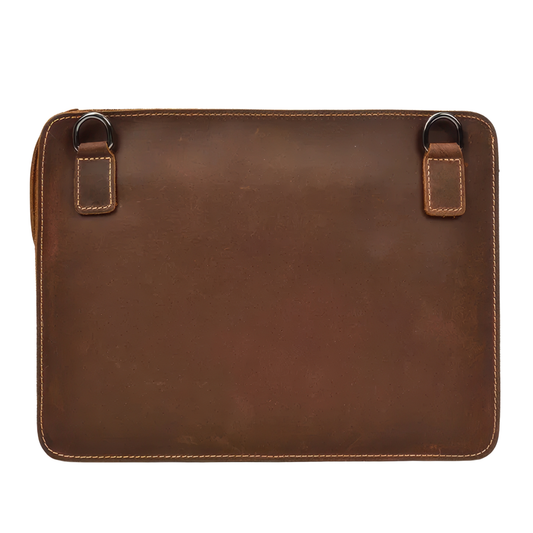 Pochette a4 cuir homme