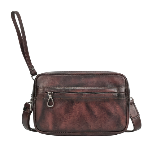 Pochette bandoulière cuir pour homme