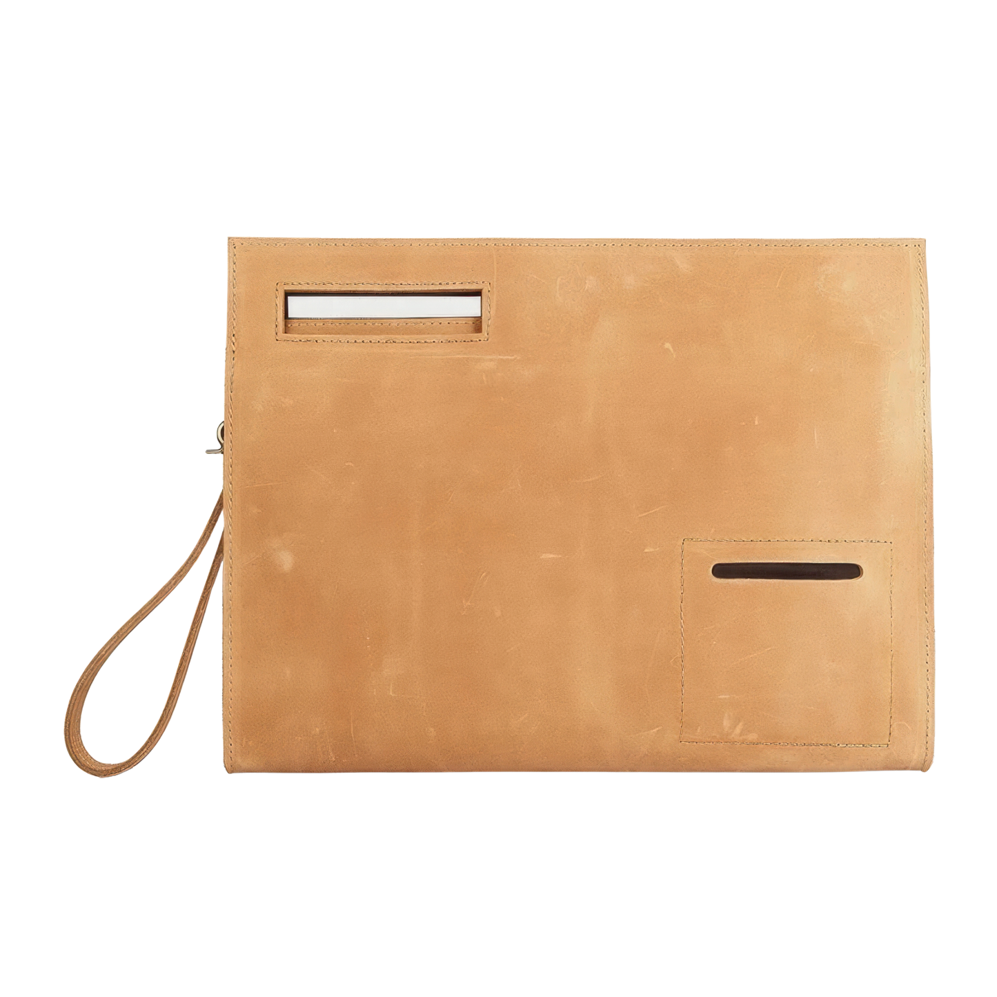 Pochette document cuir