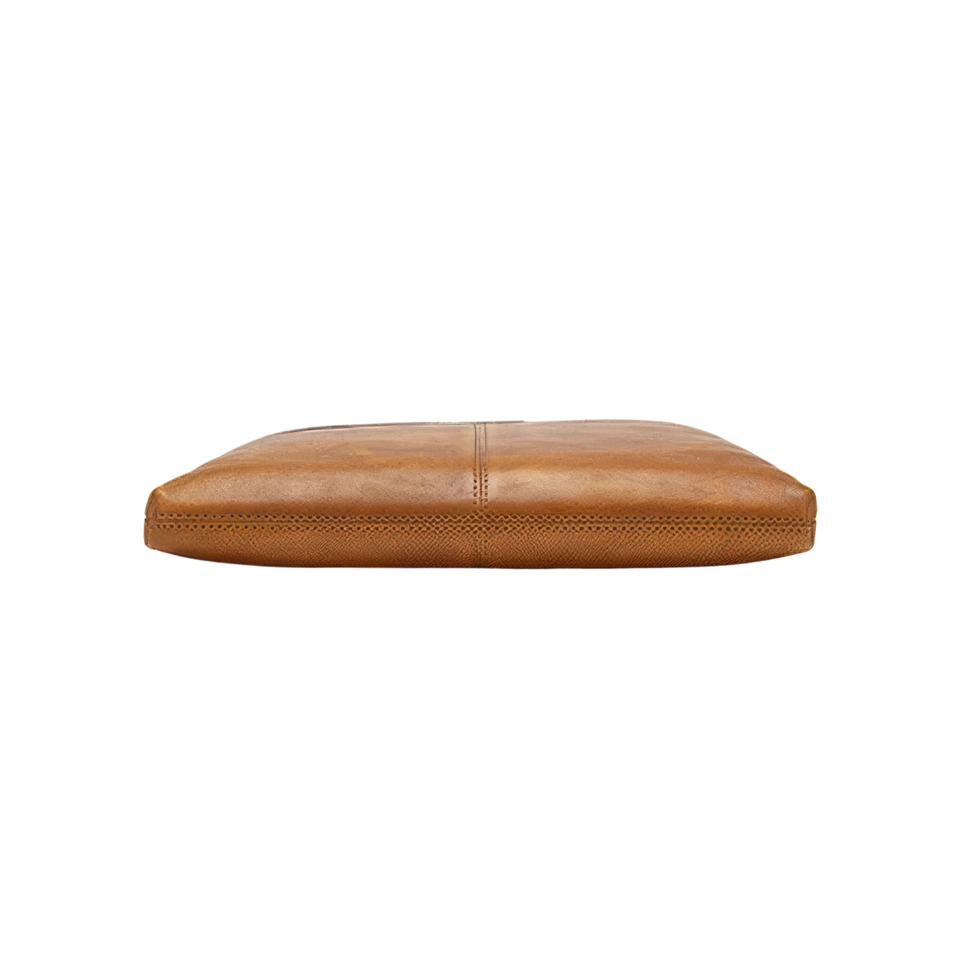 Pochette homme cuir main