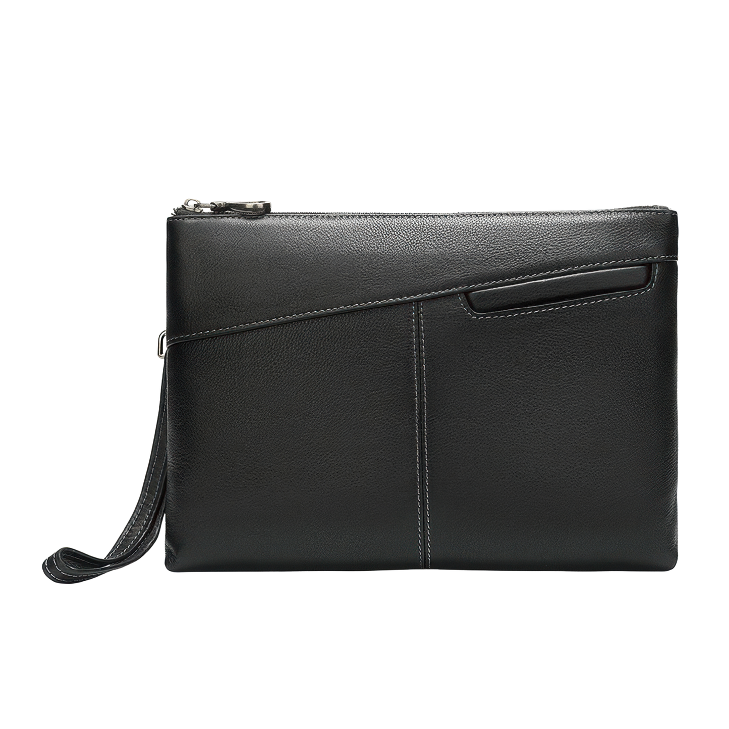 Pochette main cuire homme