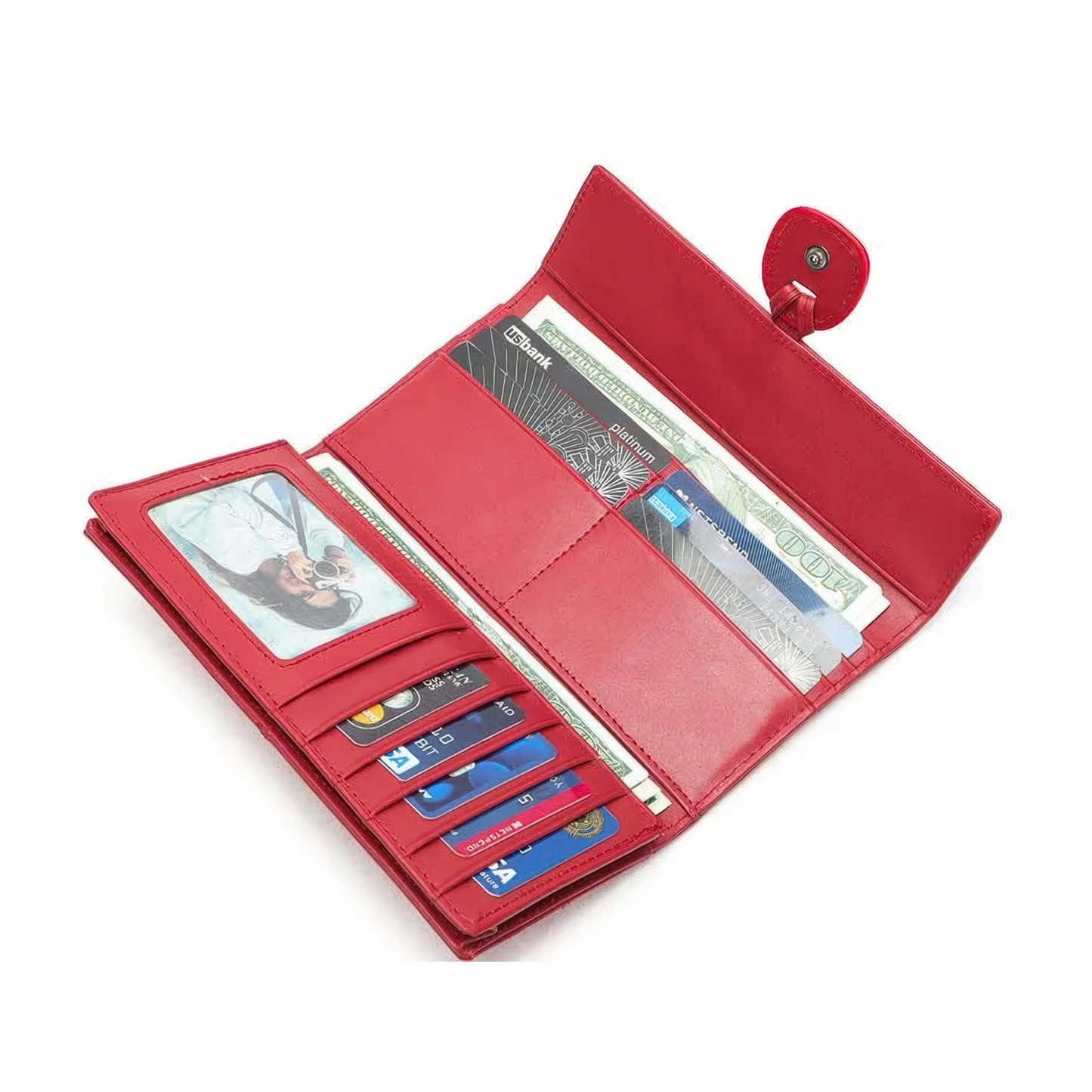 Pochettes portefeuille femme cuir