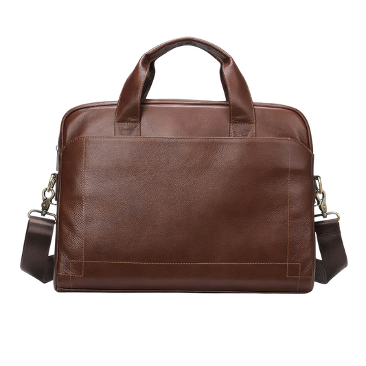 Porte Document Cuir Marron Homme