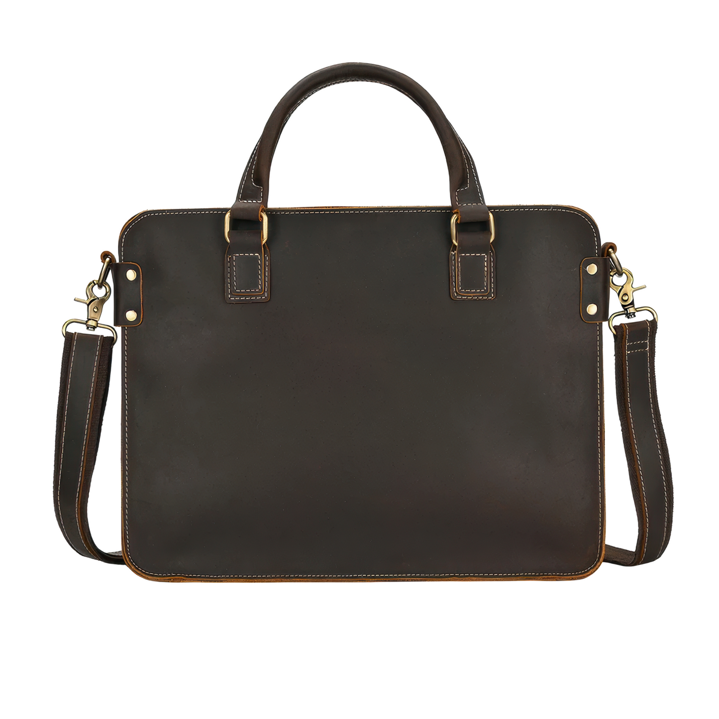 Porte document cuir vintage