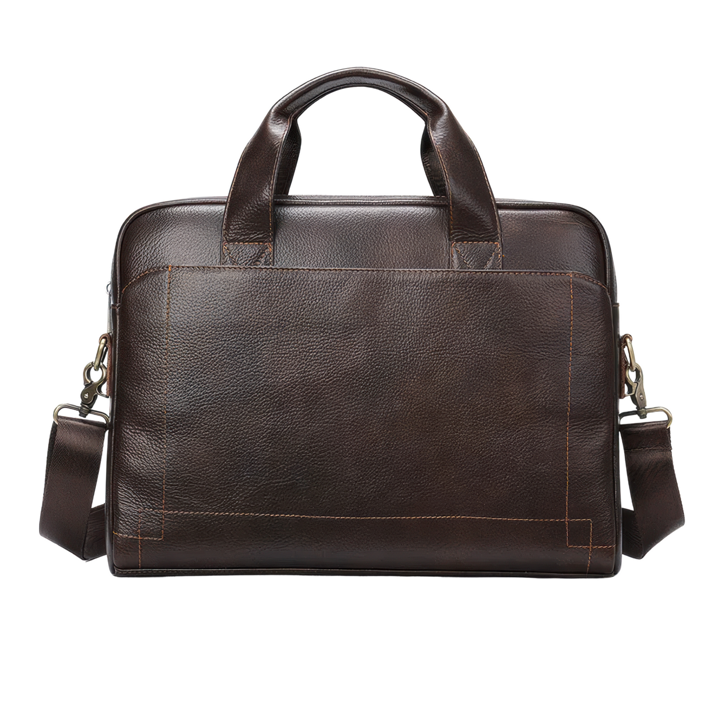 Porte Document Cuir Marron Homme