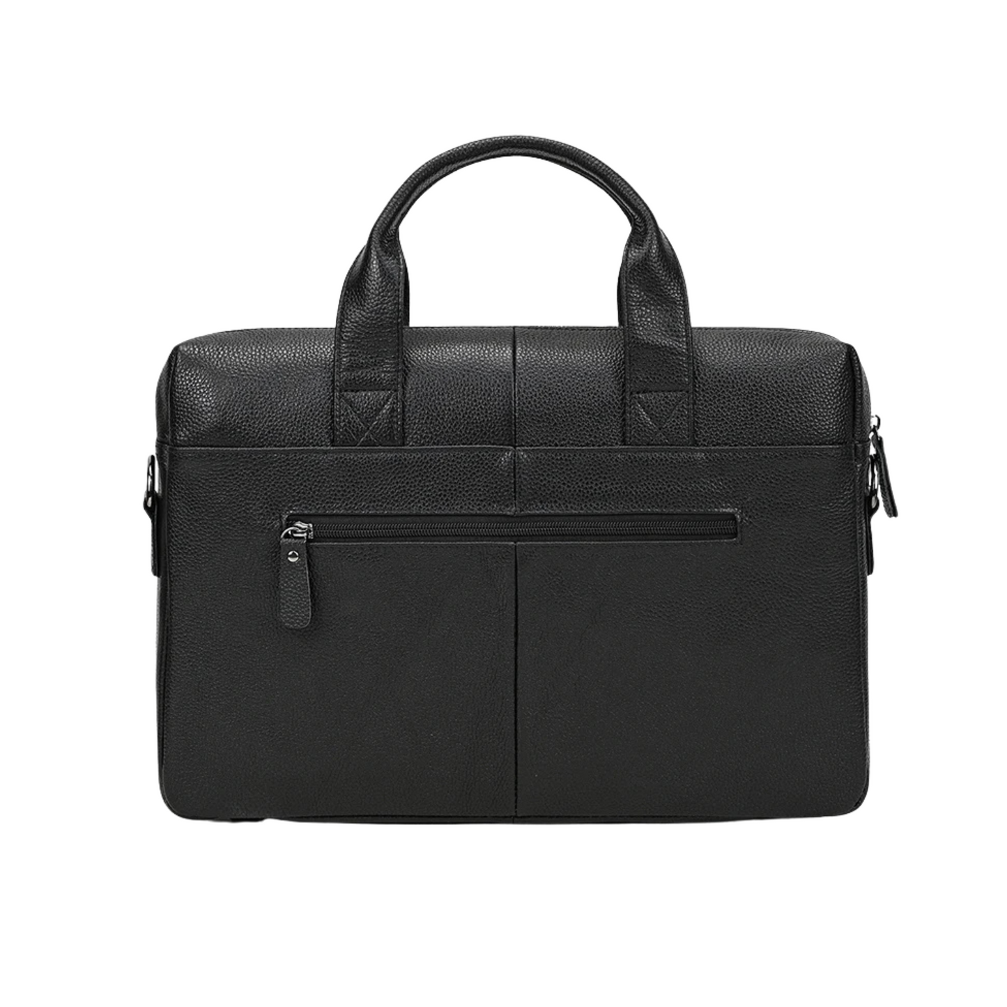 Porte Document en Cuir Noir