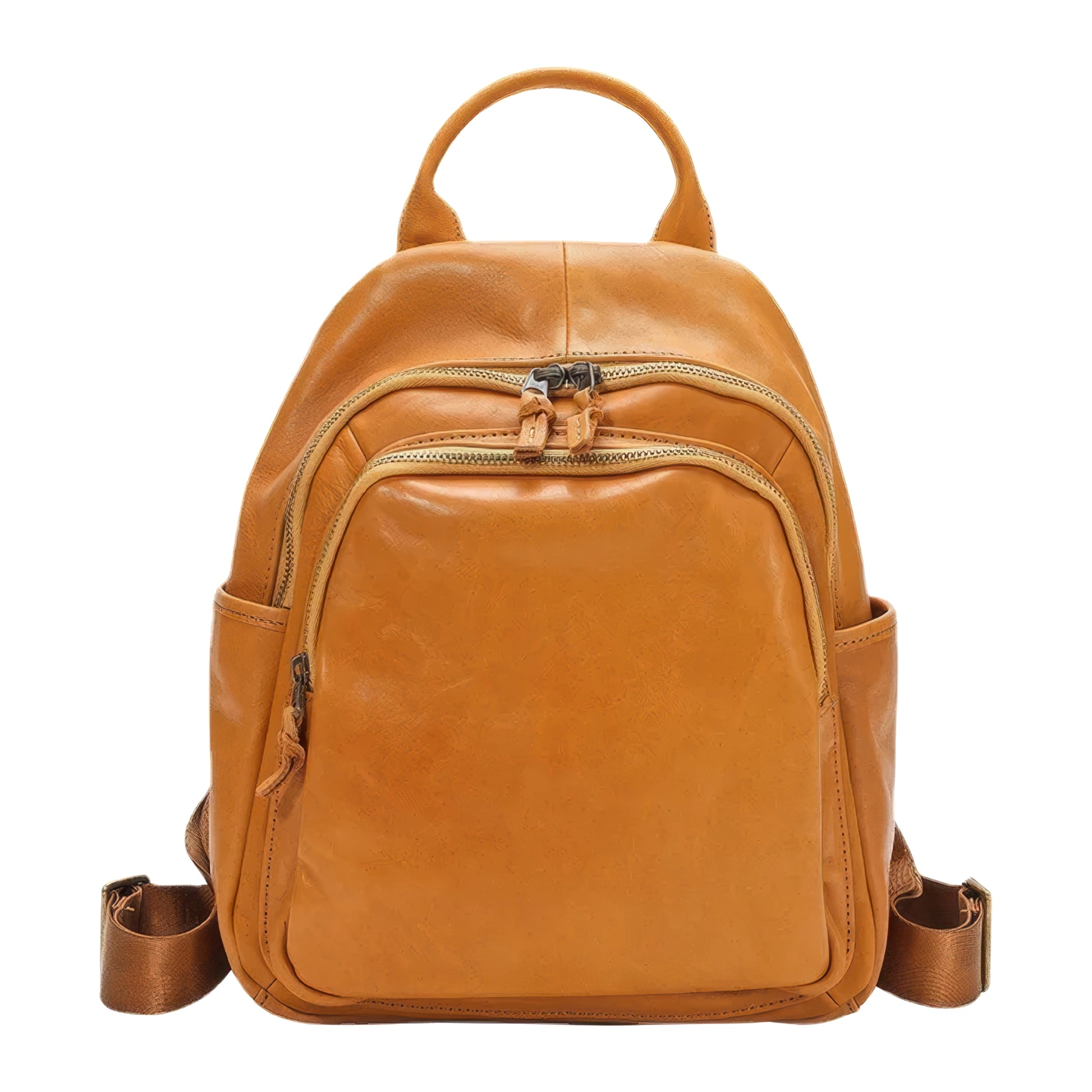 Sac à dos cuir naturel