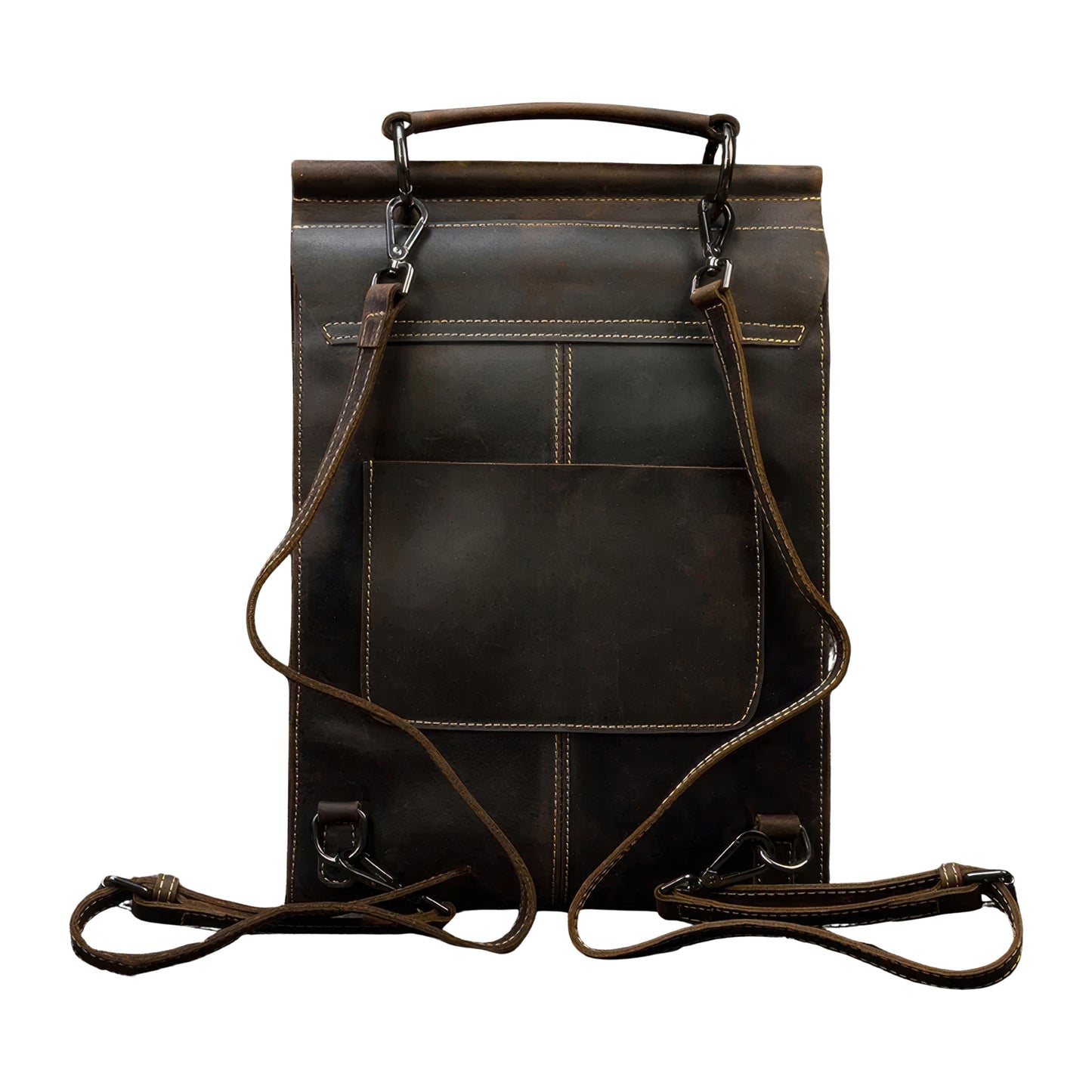 Sac a dos cuir vintage femme
