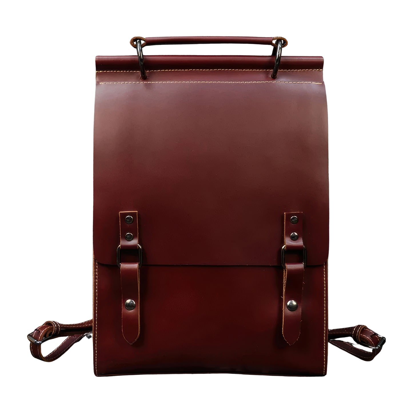 Sac a dos en cuir femme vintage