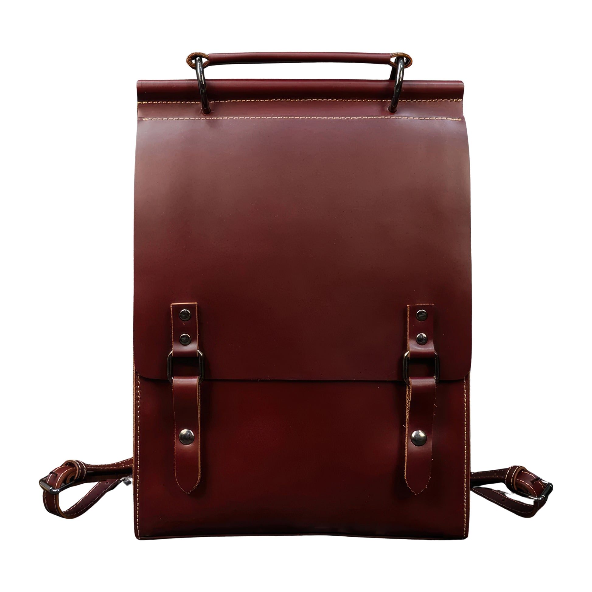 Sac a dos en cuir femme vintage
