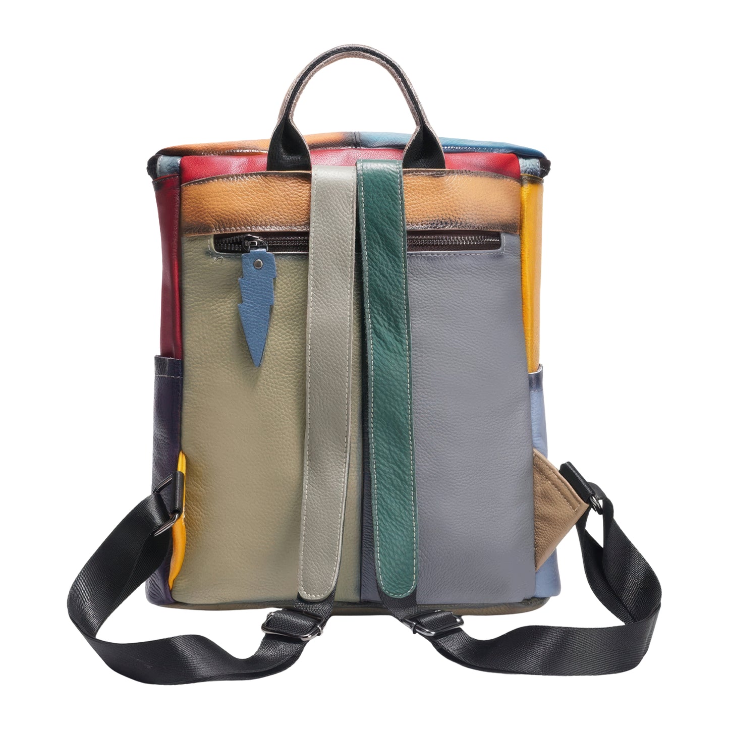 Sac a dos femme cuir colore