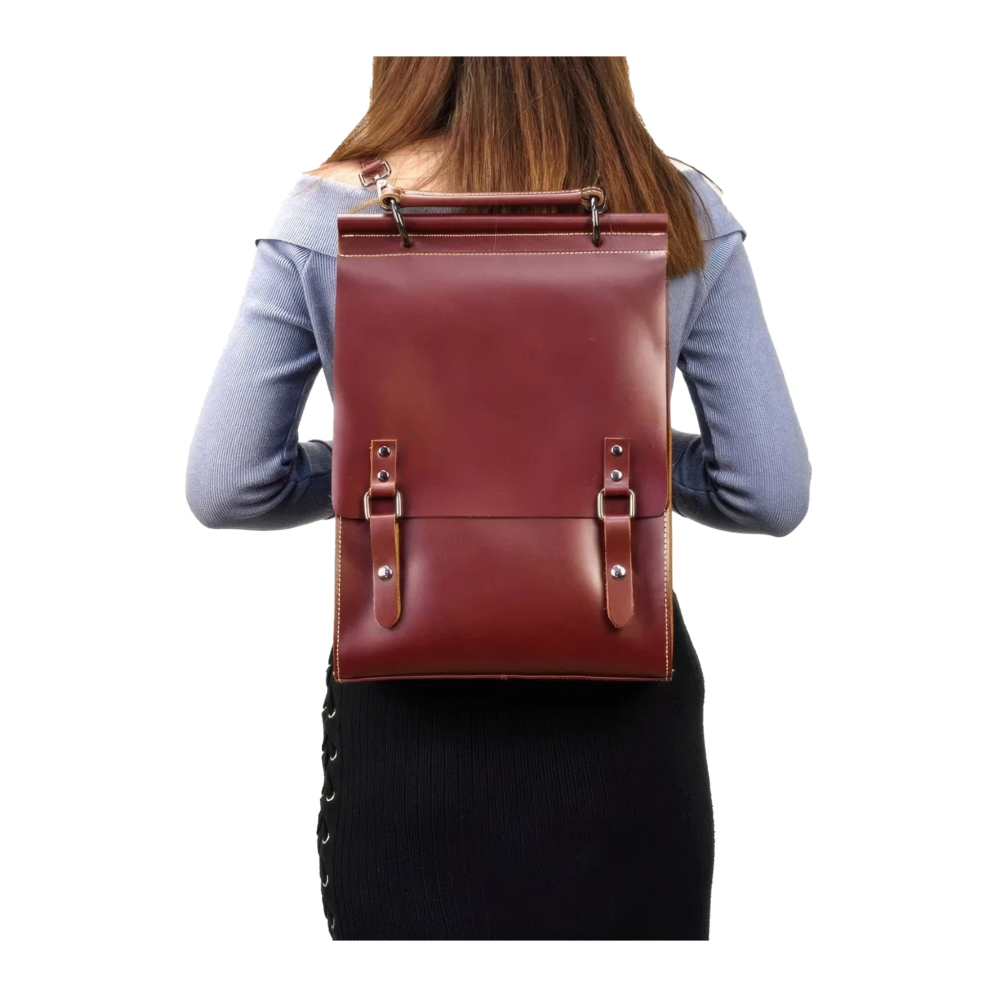 Sac a dos vintage cuir femme