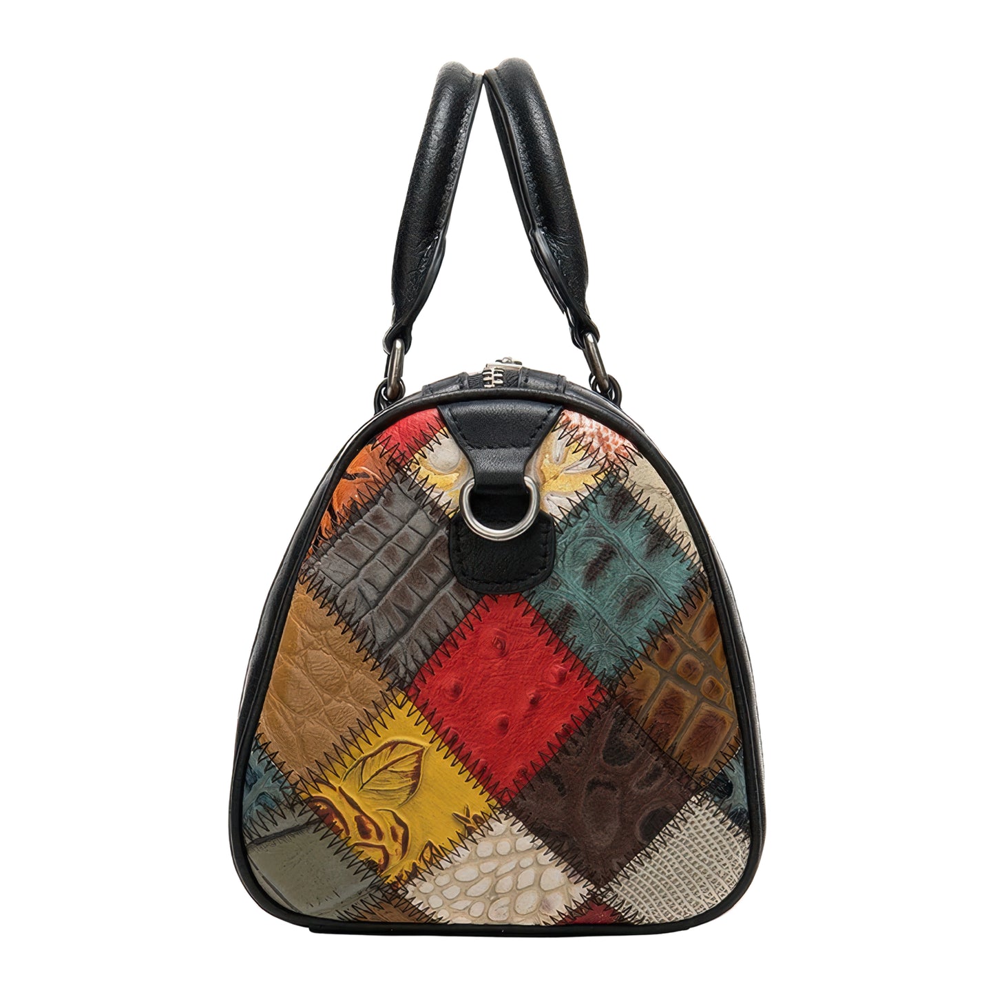 Sac à main artisanal coloré cuir