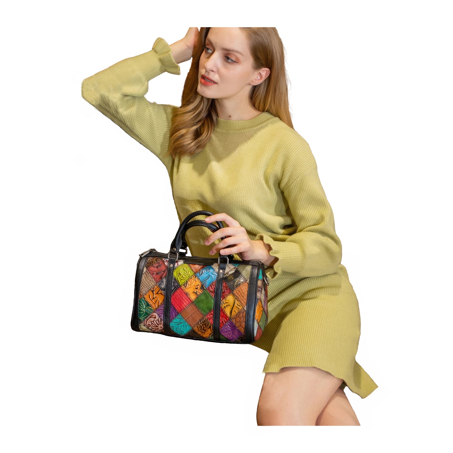 Sac à main coloré cuir femme original