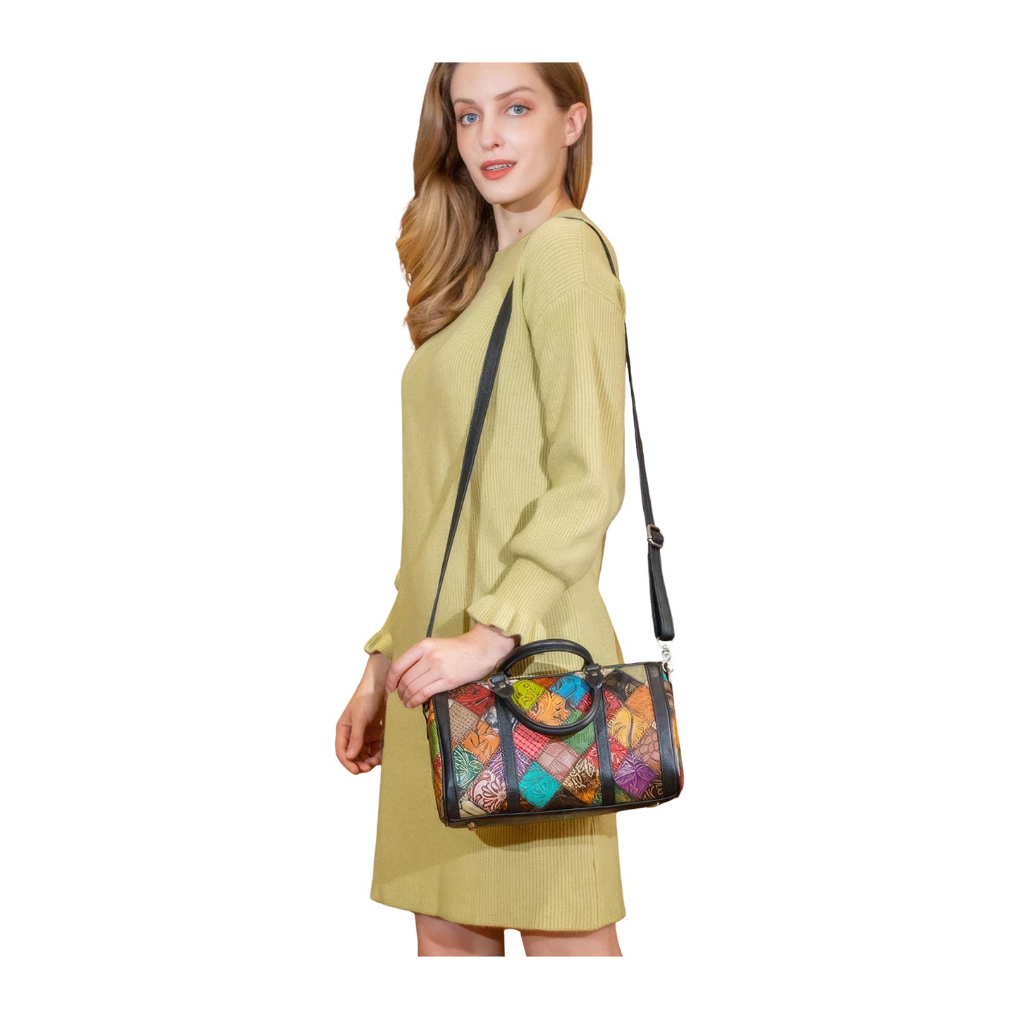 Sac à main coloré cuir