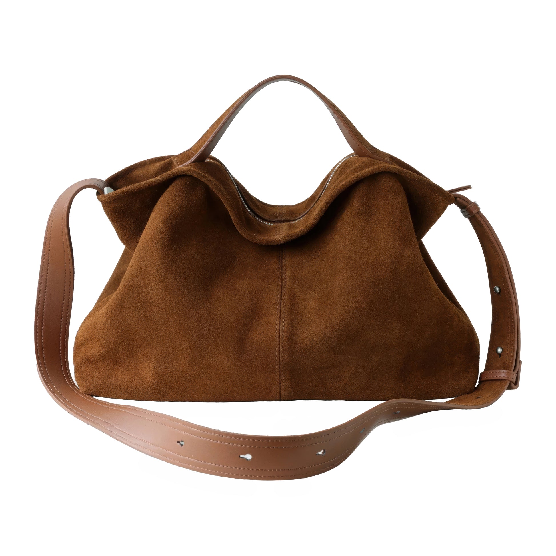 Sac à main cuir daim