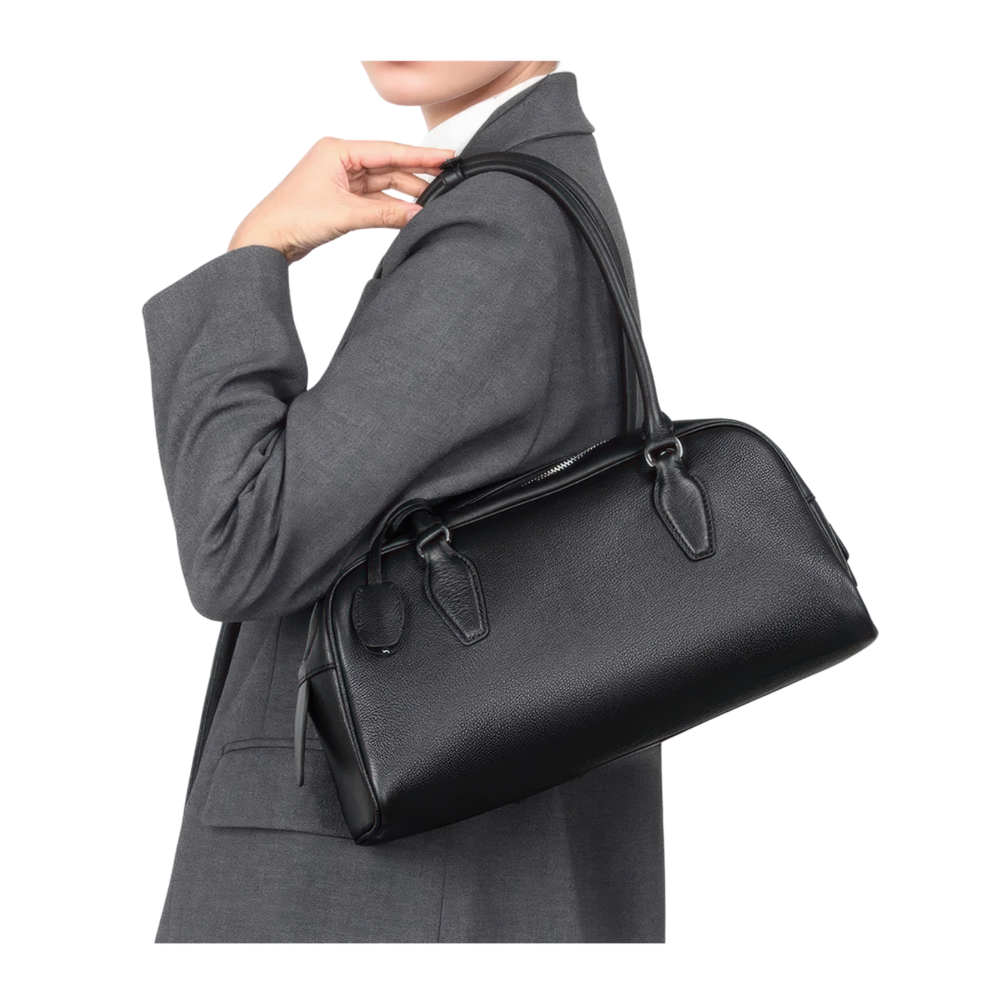 Sac à main cuir souple bandoulière femme