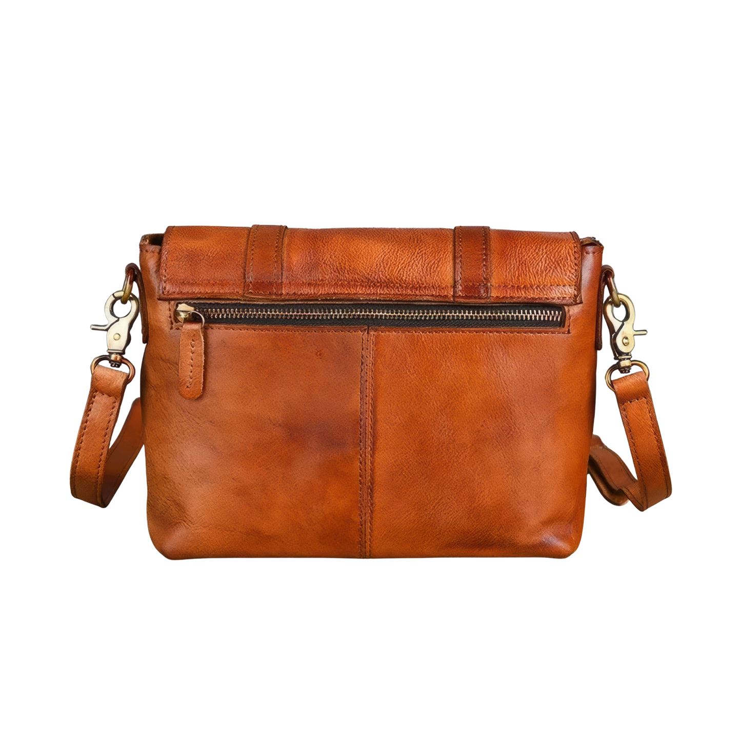 Sac besace femme cuir marron