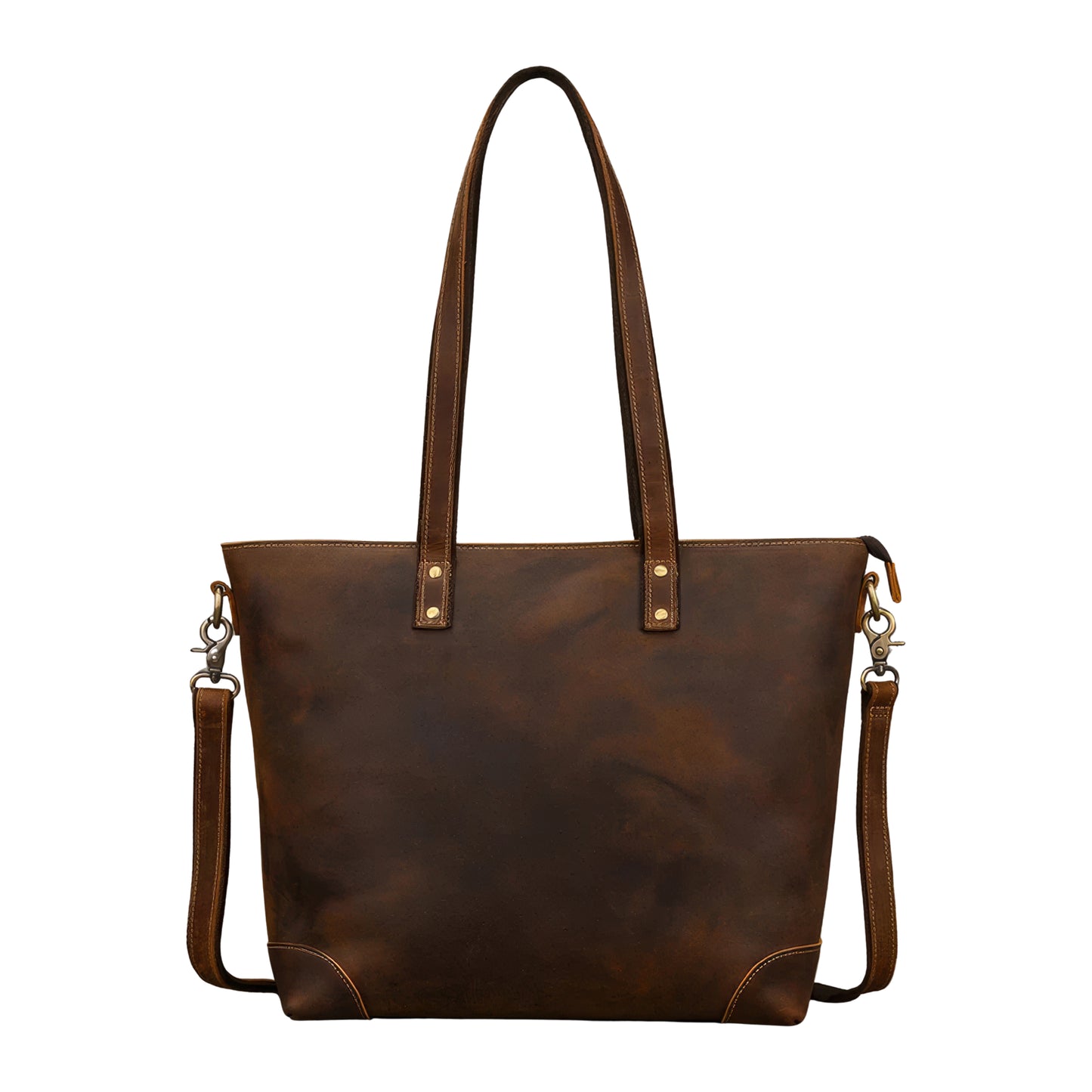 Sac cabas bandoulière femme cuir
