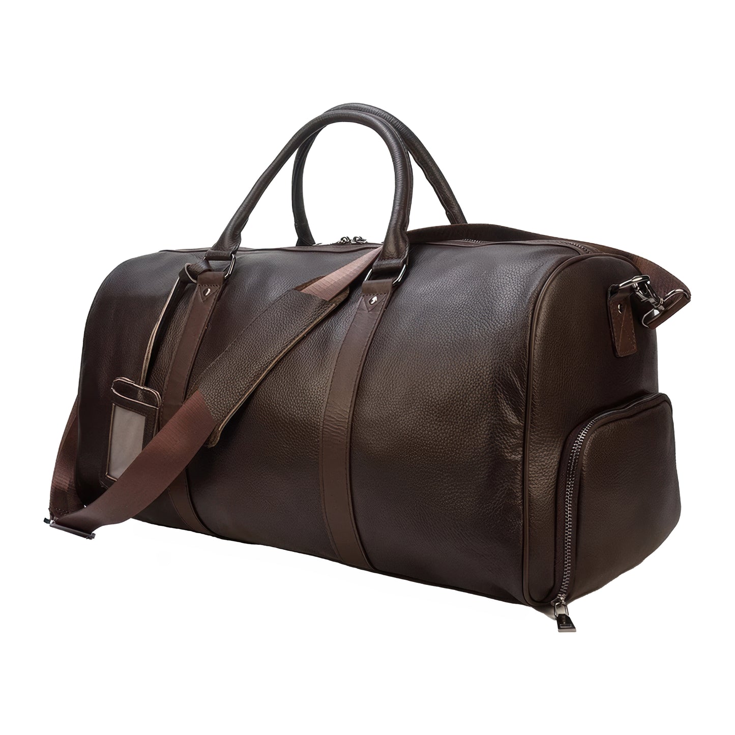 sac de voyage cuir femme marron