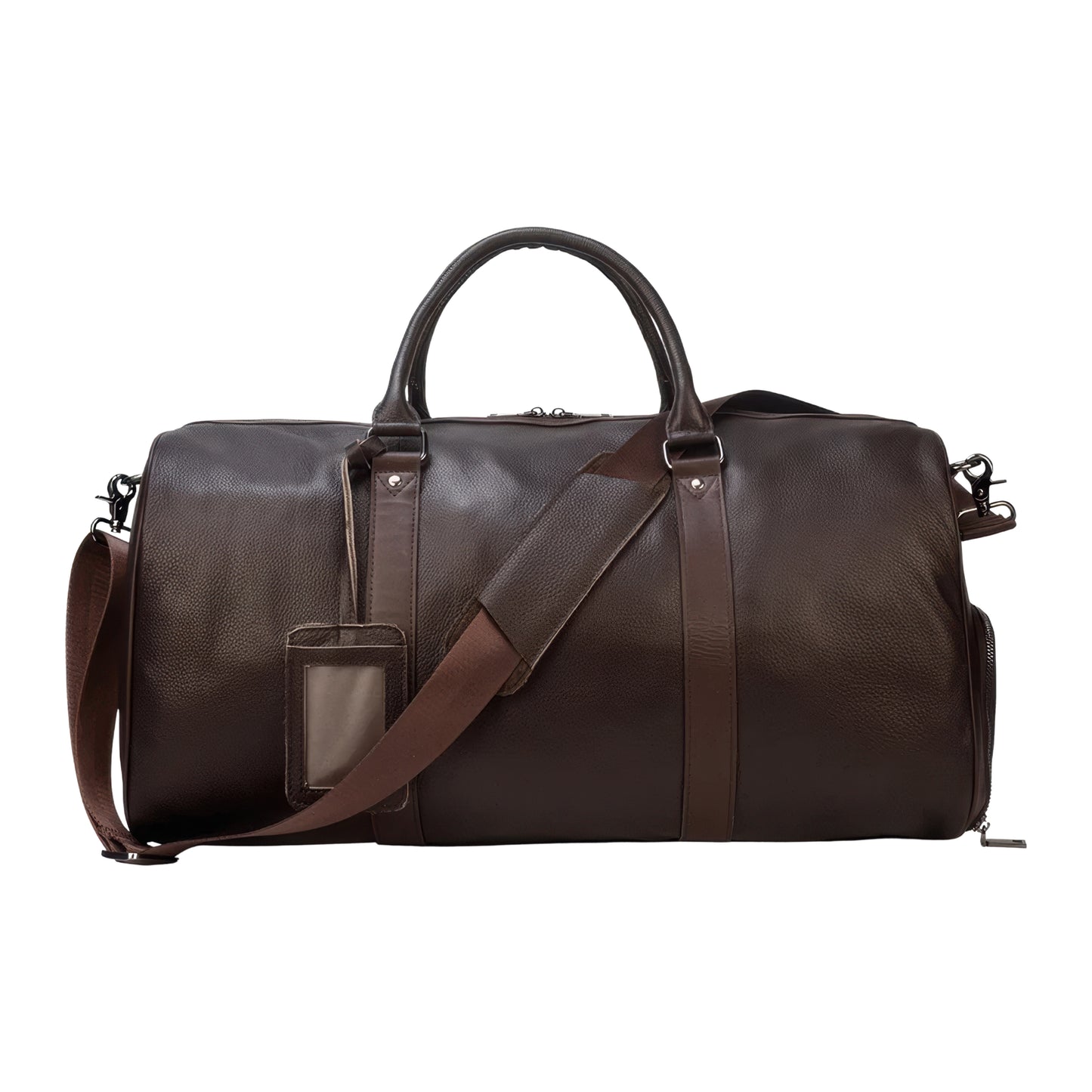 Sac de voyage cuir marron femme