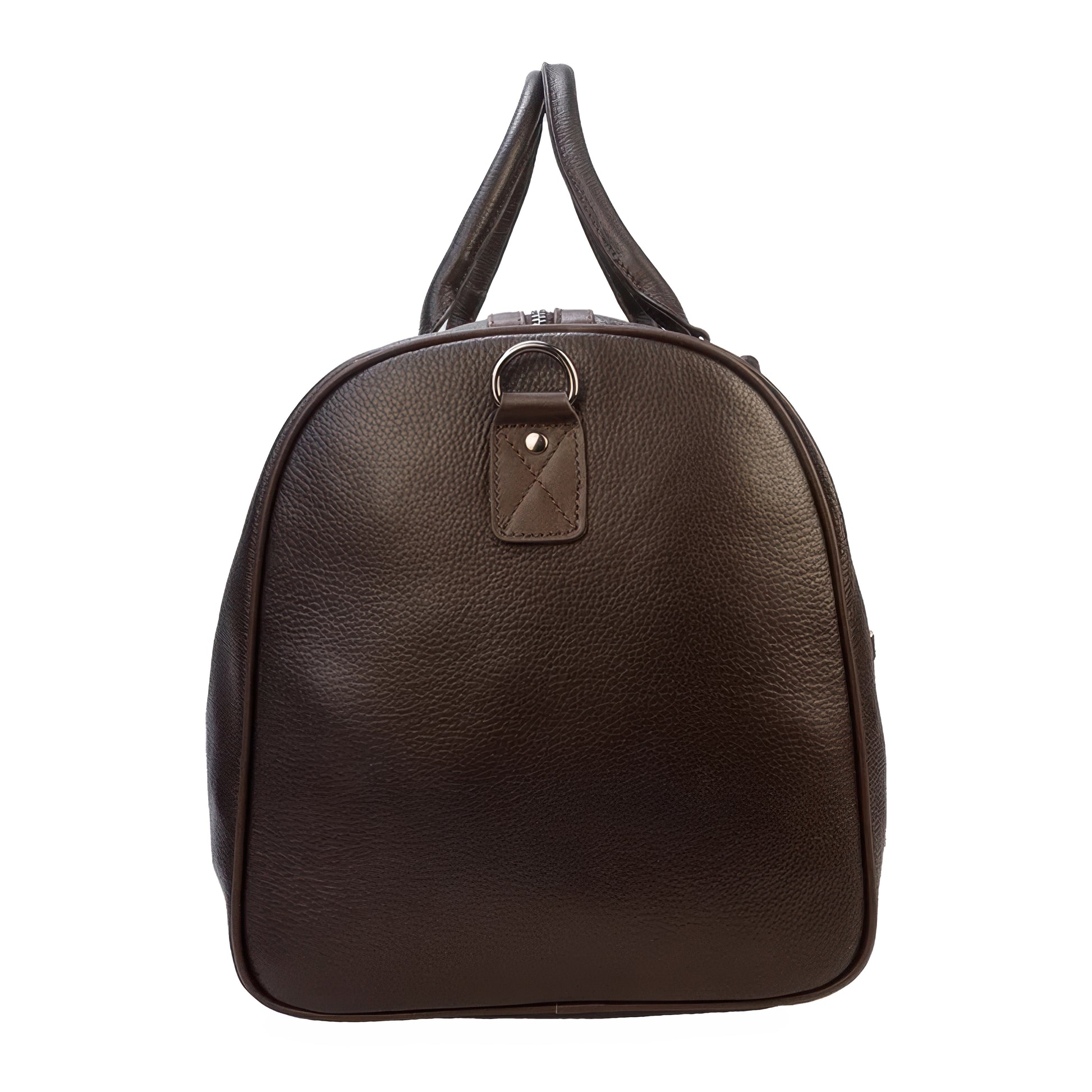 Sac de voyage en cuire marron femme