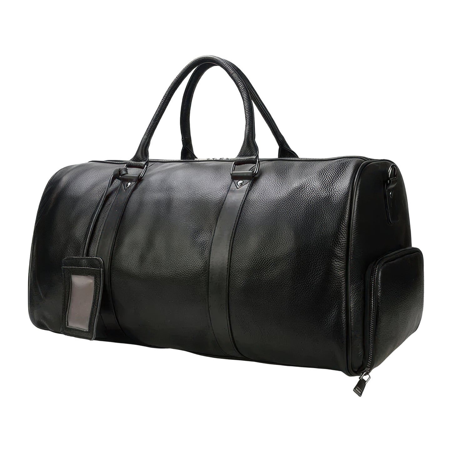 Sac de voyage femme cuir noir