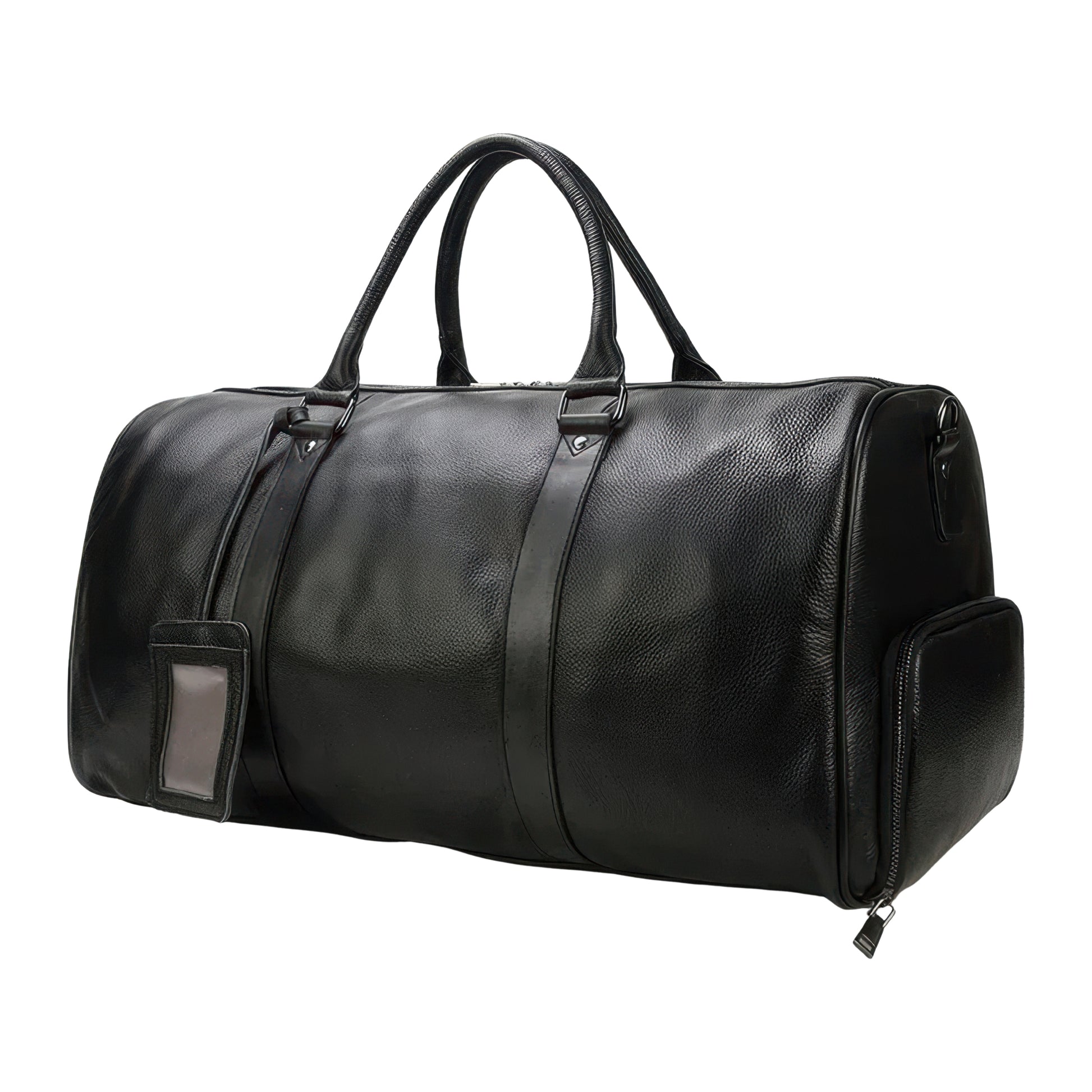Sac de voyage femme cuir noir