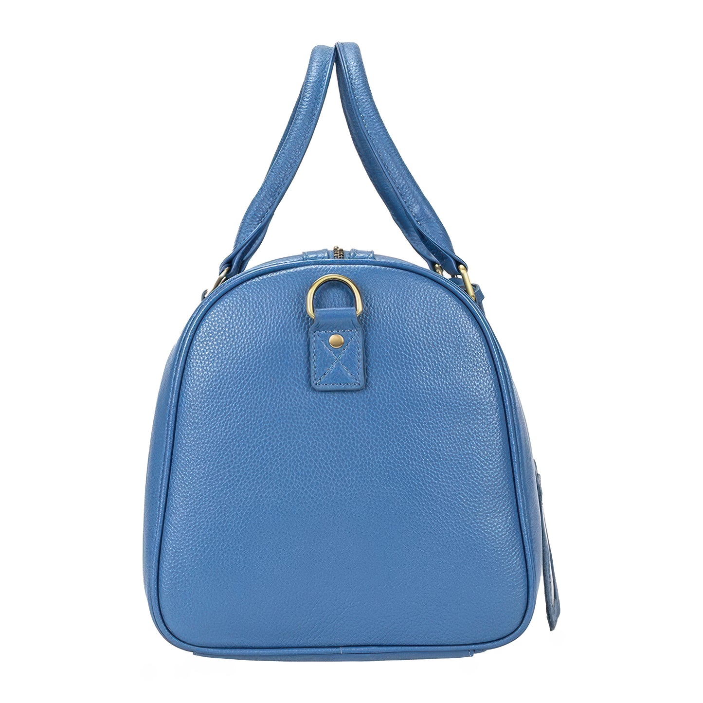 Sac voyage cuir femmes bleu